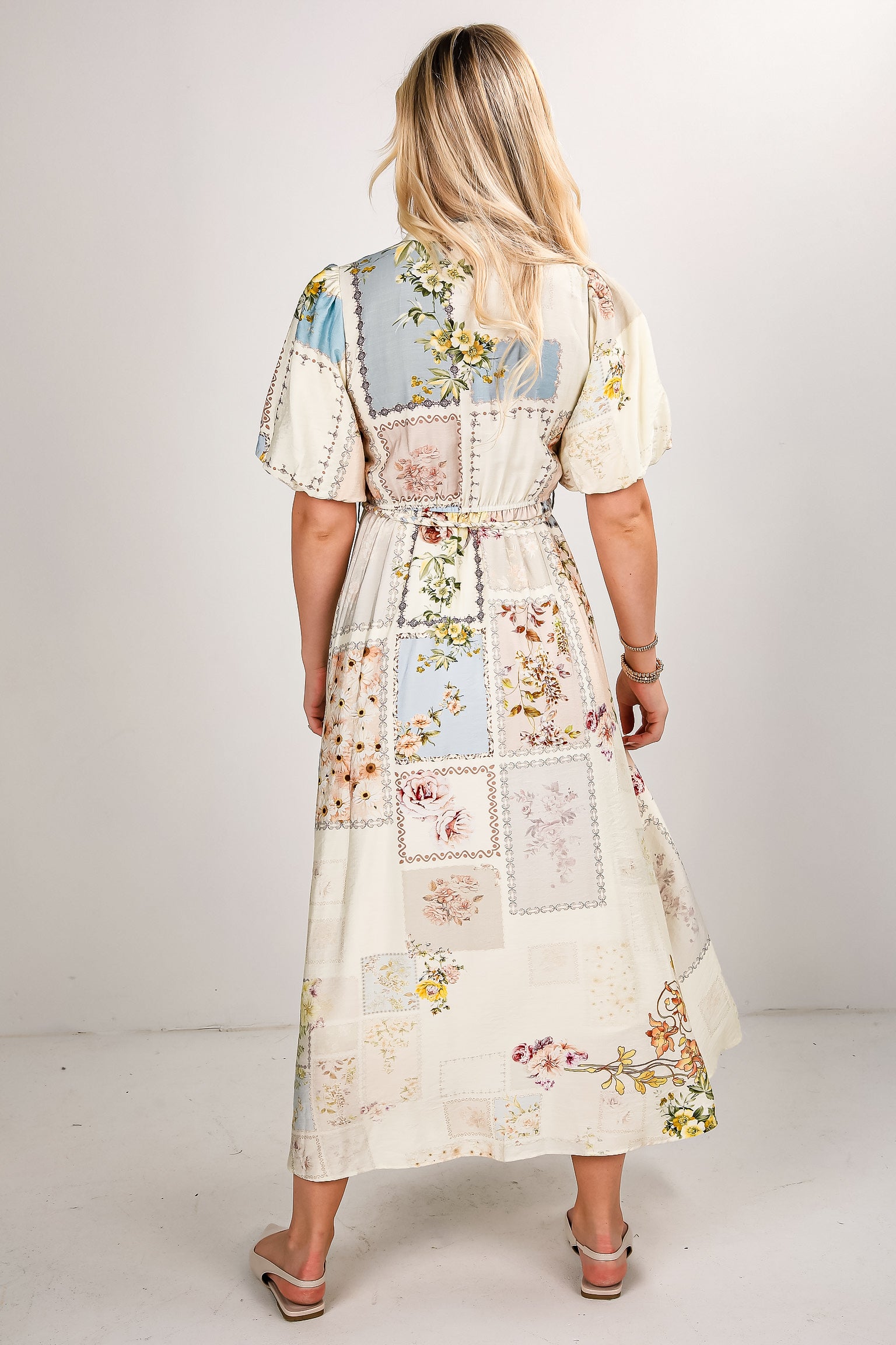 Perfectly You Natural Floral Maxi Dress