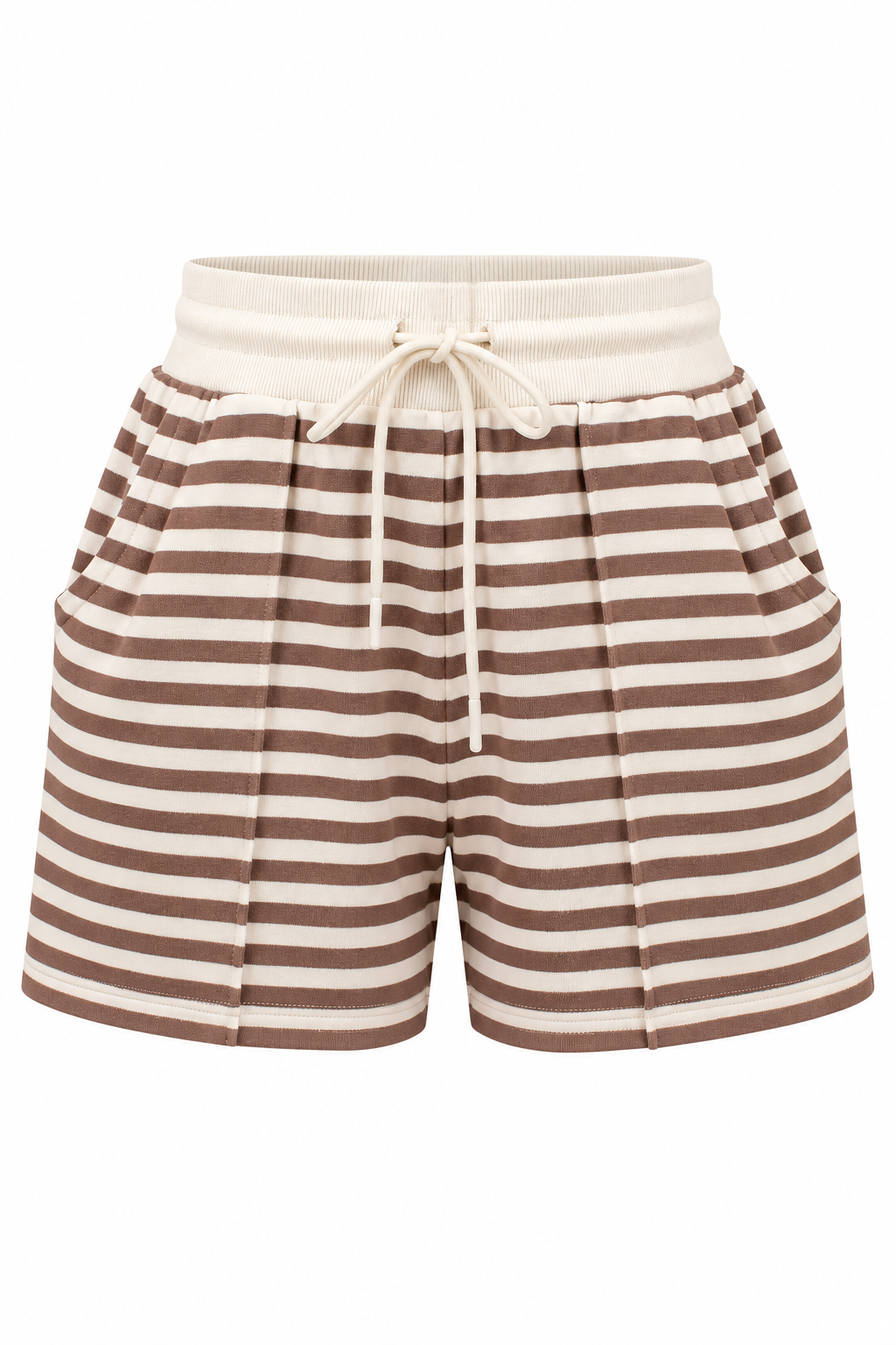 Always Fun Striped Drawstring Shorts