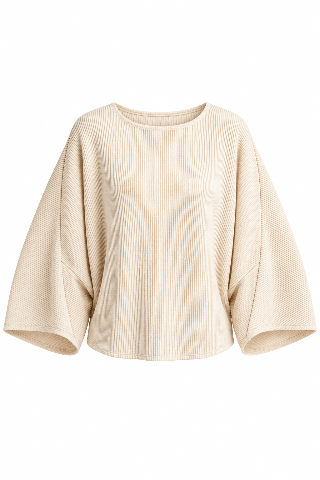 Nothing But Ease Cream Relaxed Knit Top