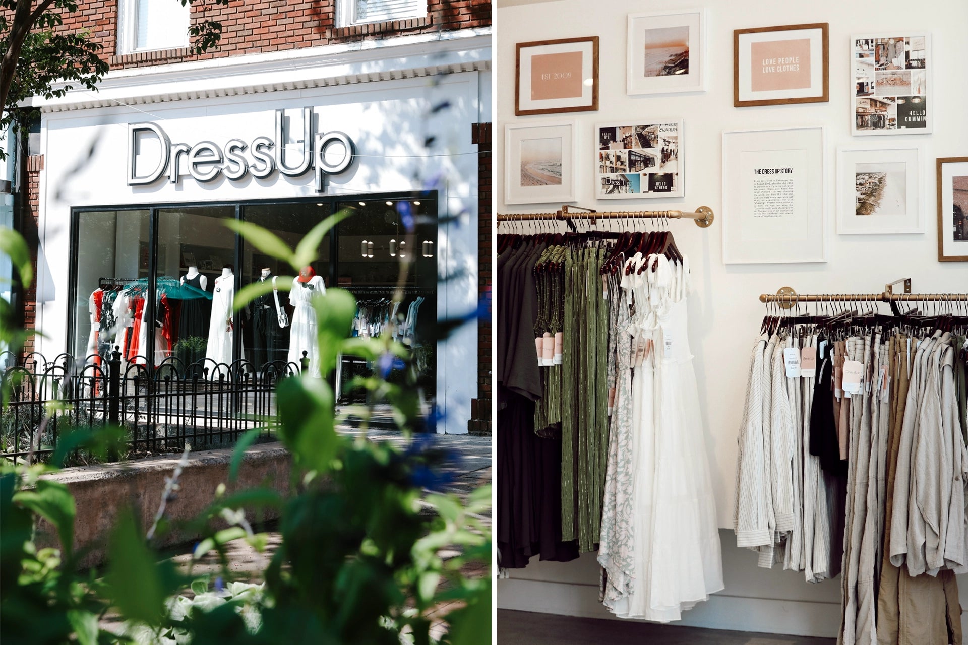 photo of our downtown athens store and our Destin store