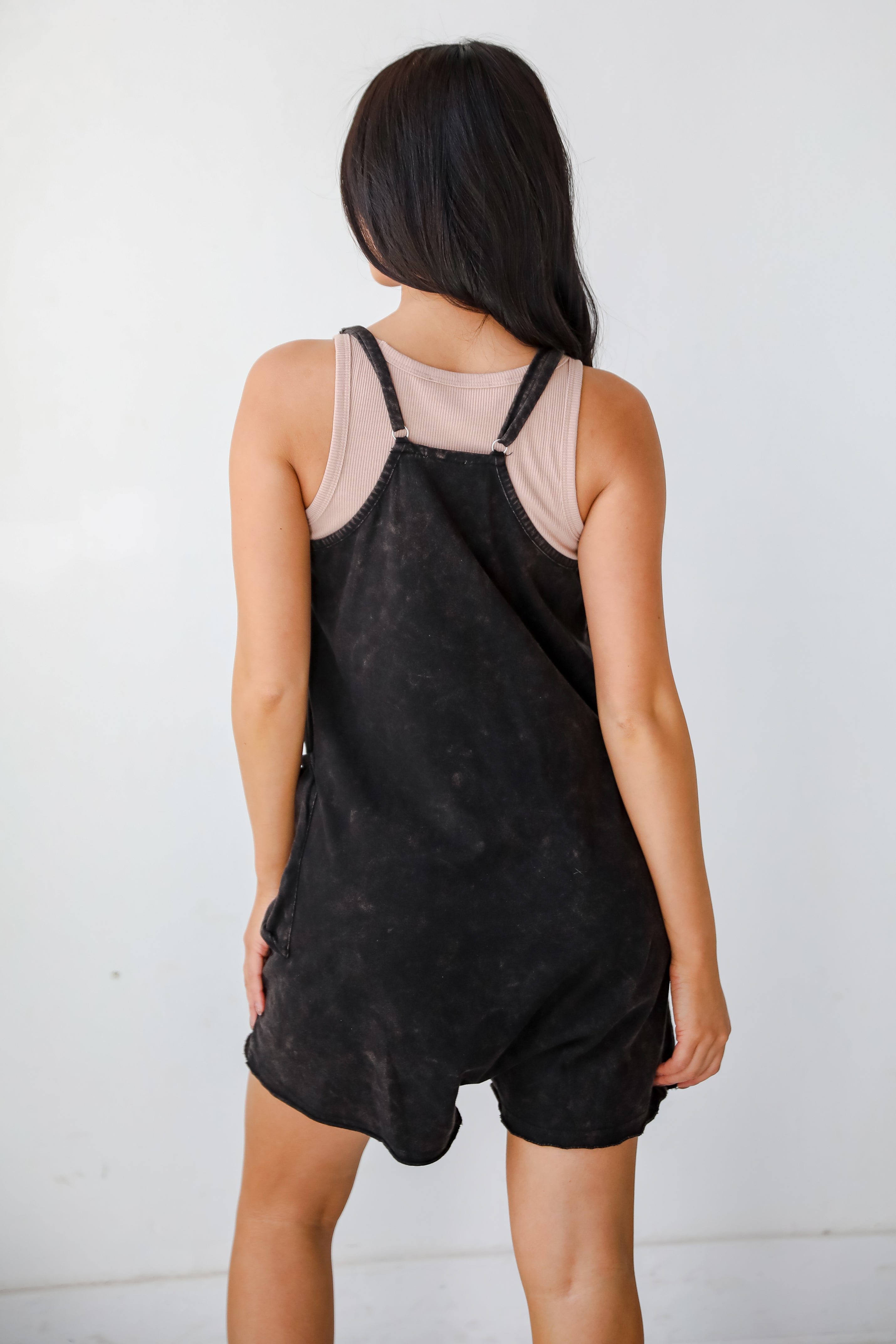 Relaxed Perfection Acid Washed Romper