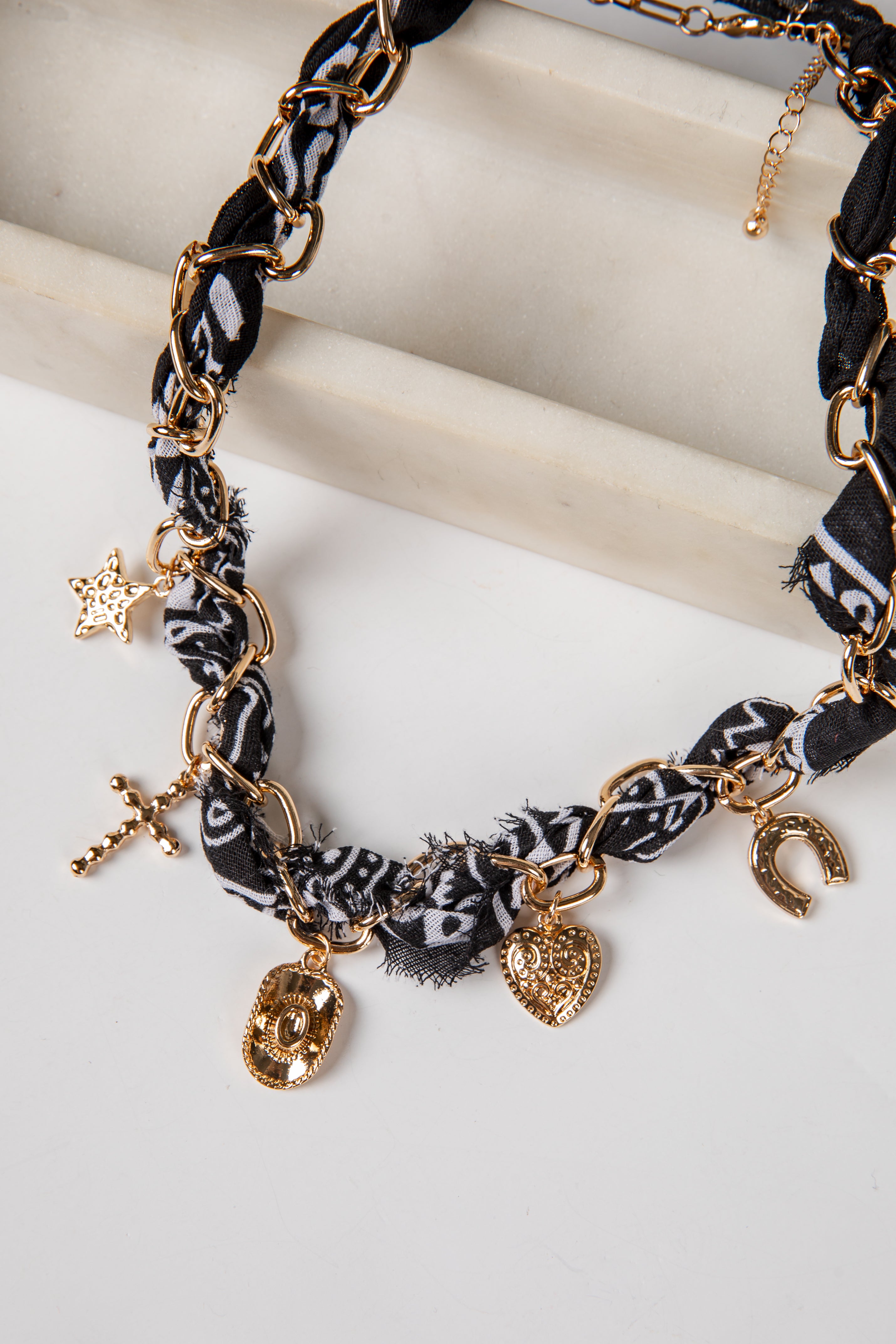 western charm necklace