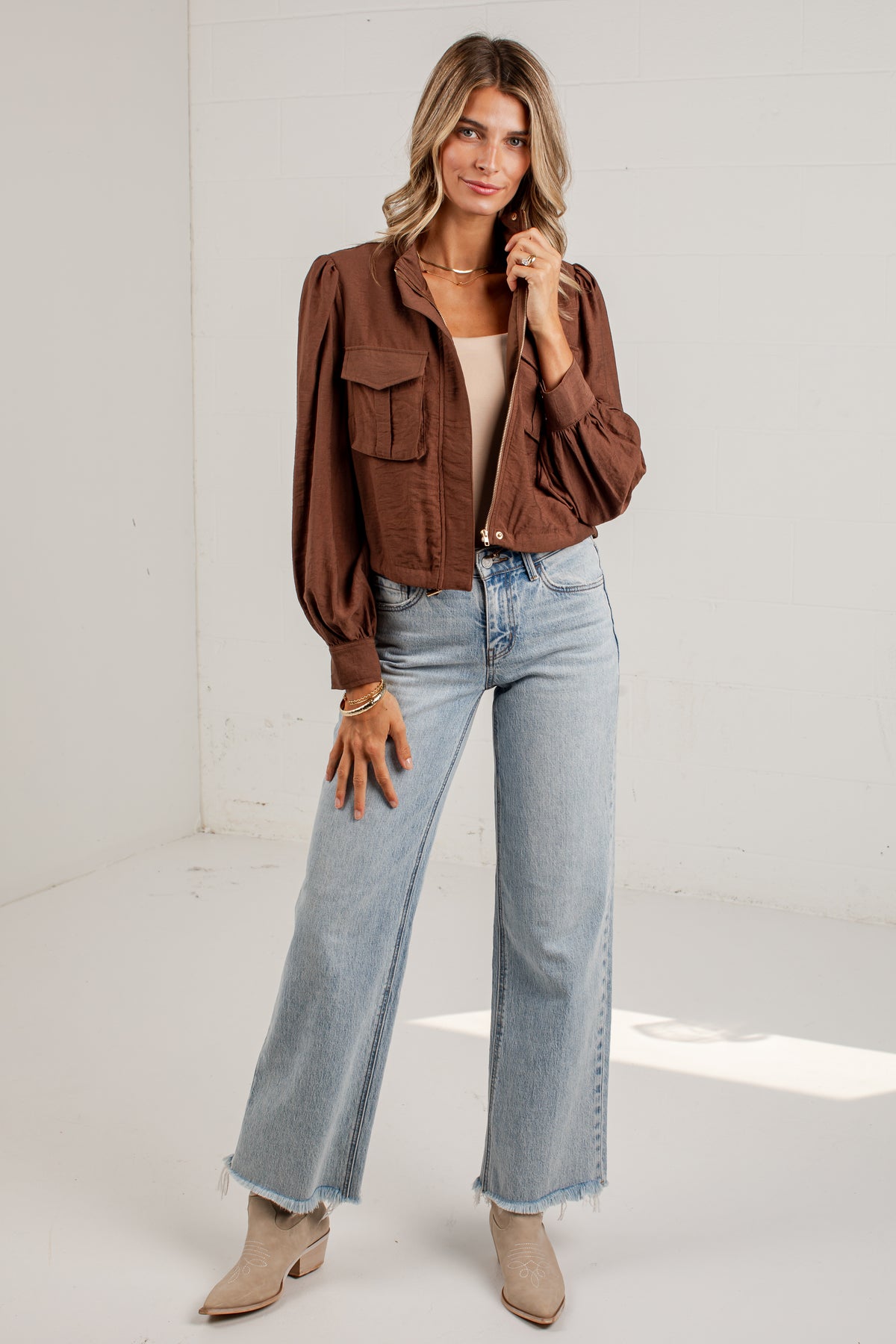 One More Toast Brown Jacket