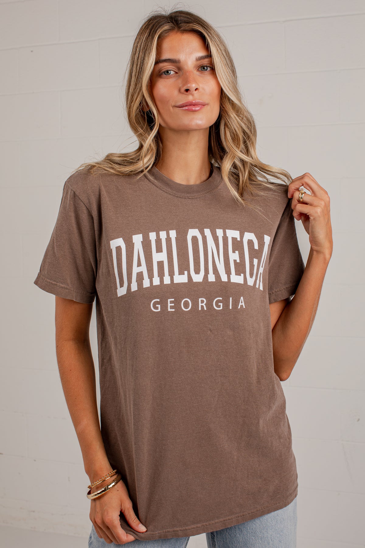 Brown Dahlonega Georgia Graphic Tee