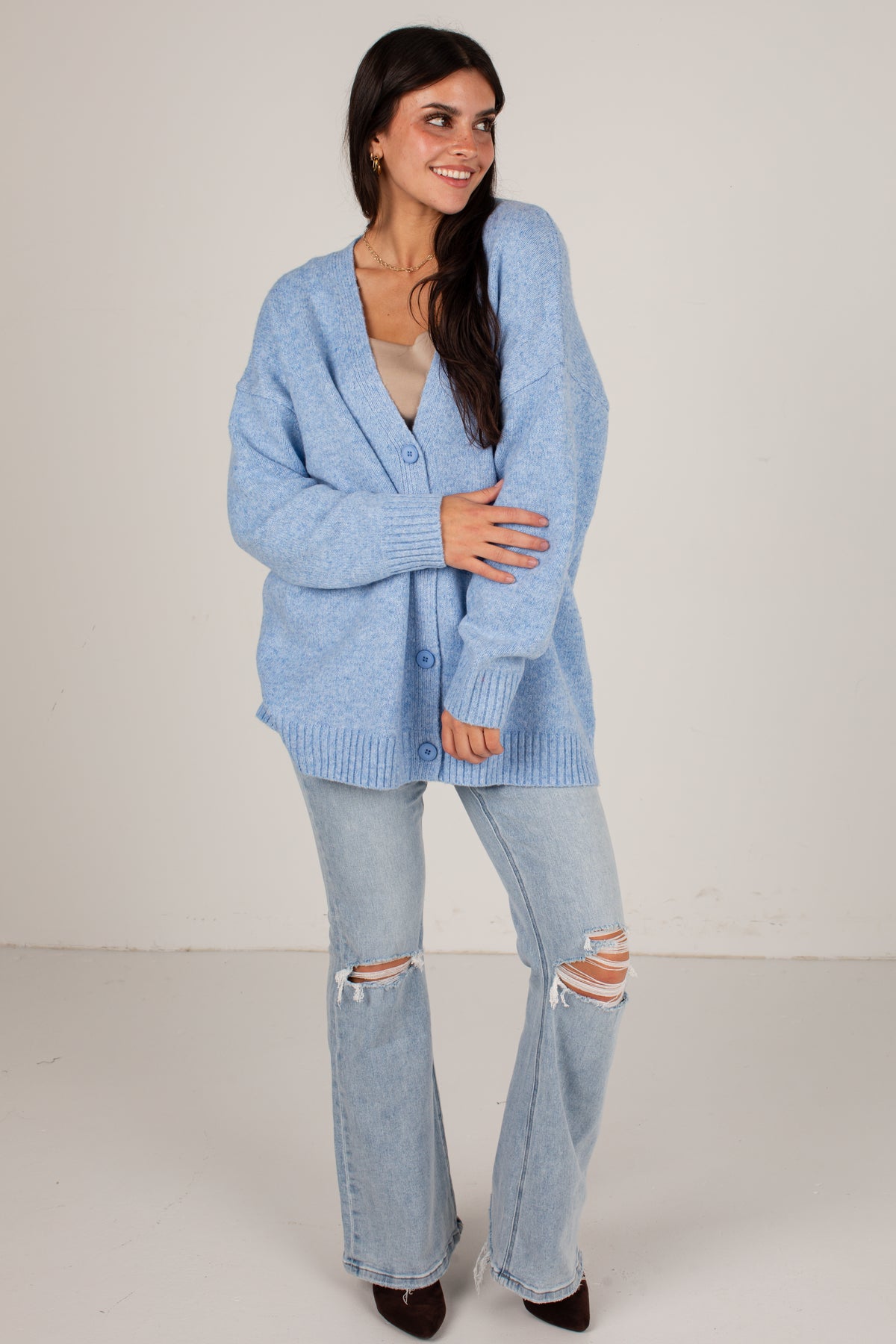 Atlanta Heart Graphic Sweater Cardigan