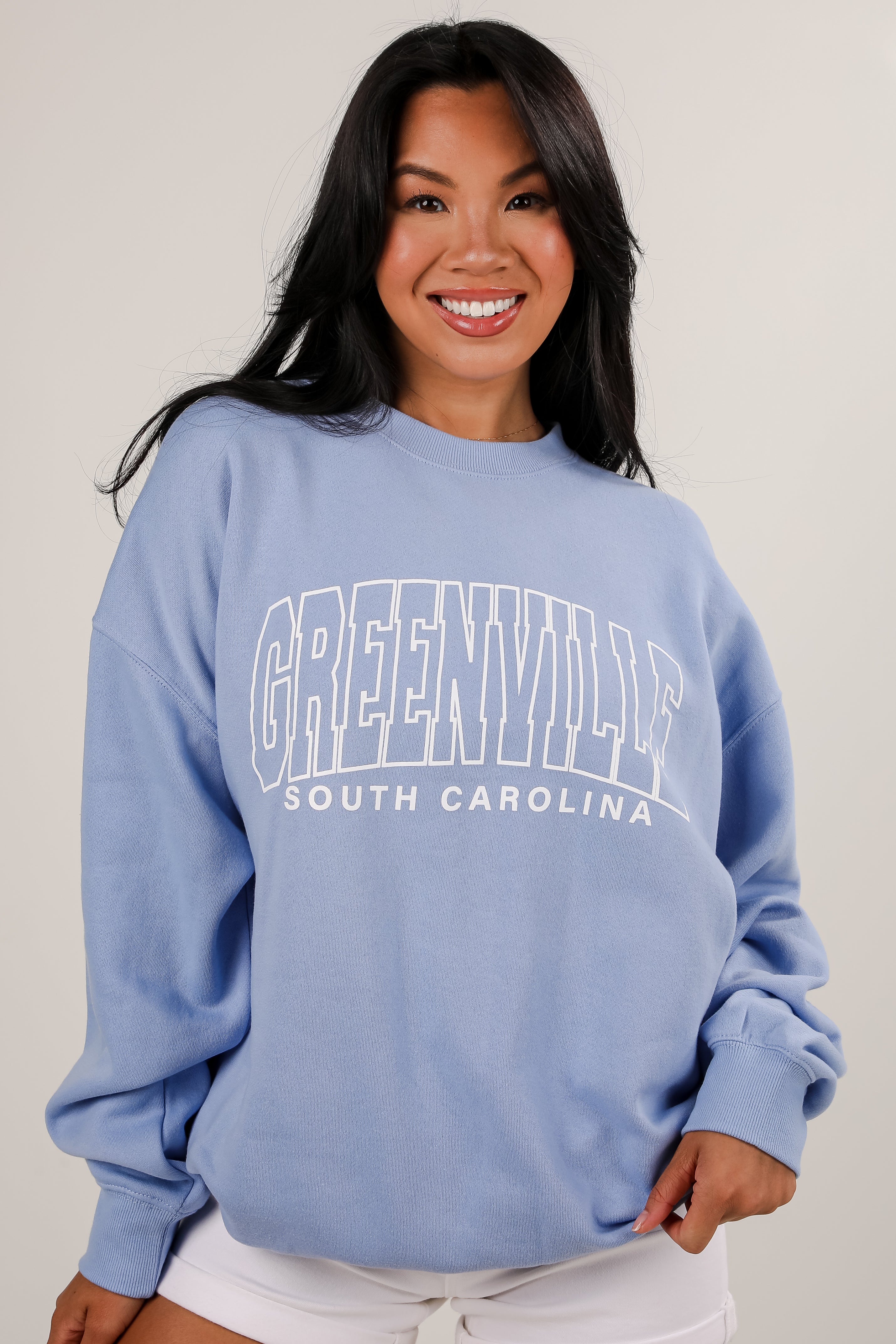 Light Blue Greenville South Carolina Sweatshirt