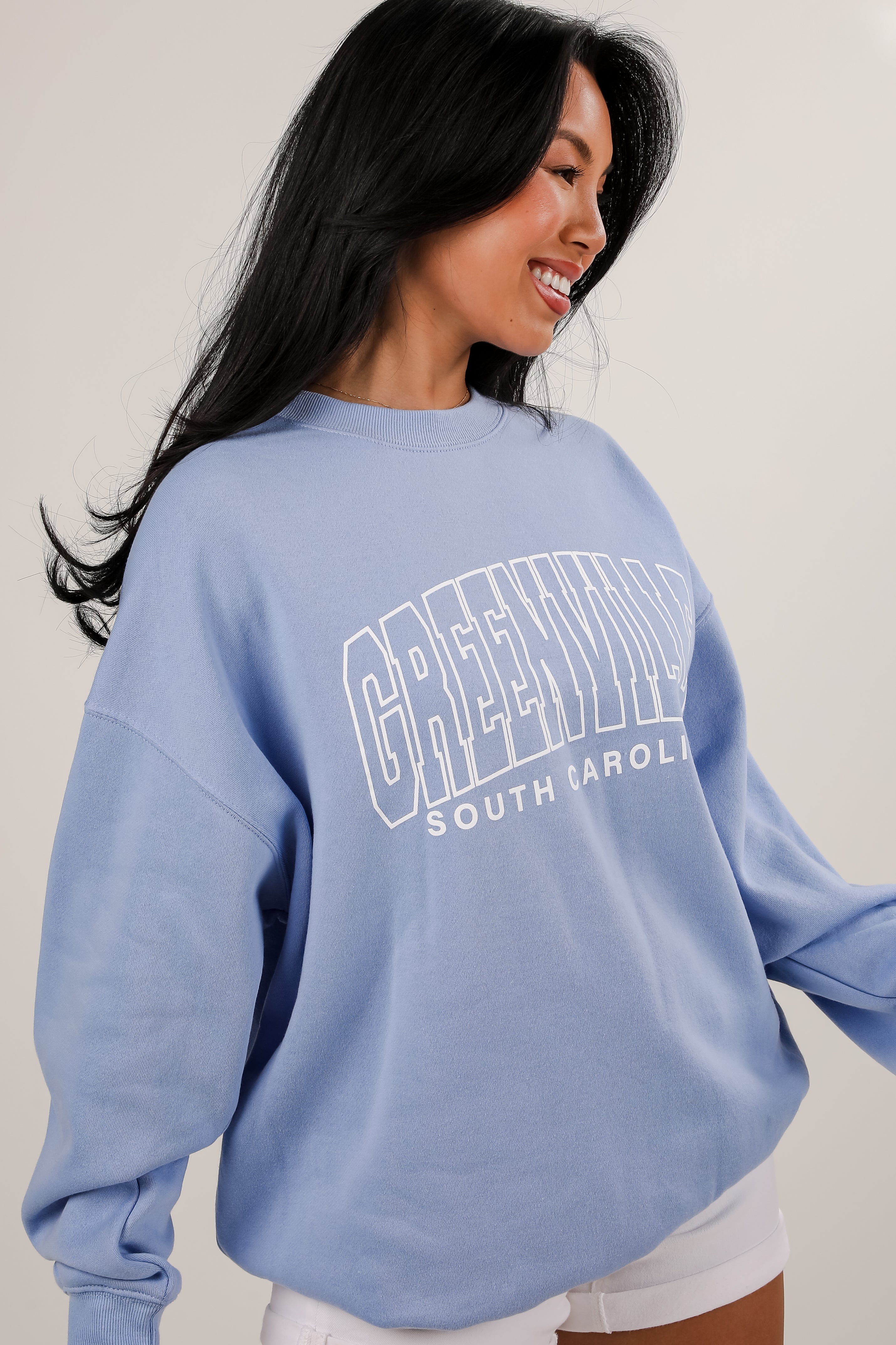 Light Blue Greenville South Carolina Sweatshirt