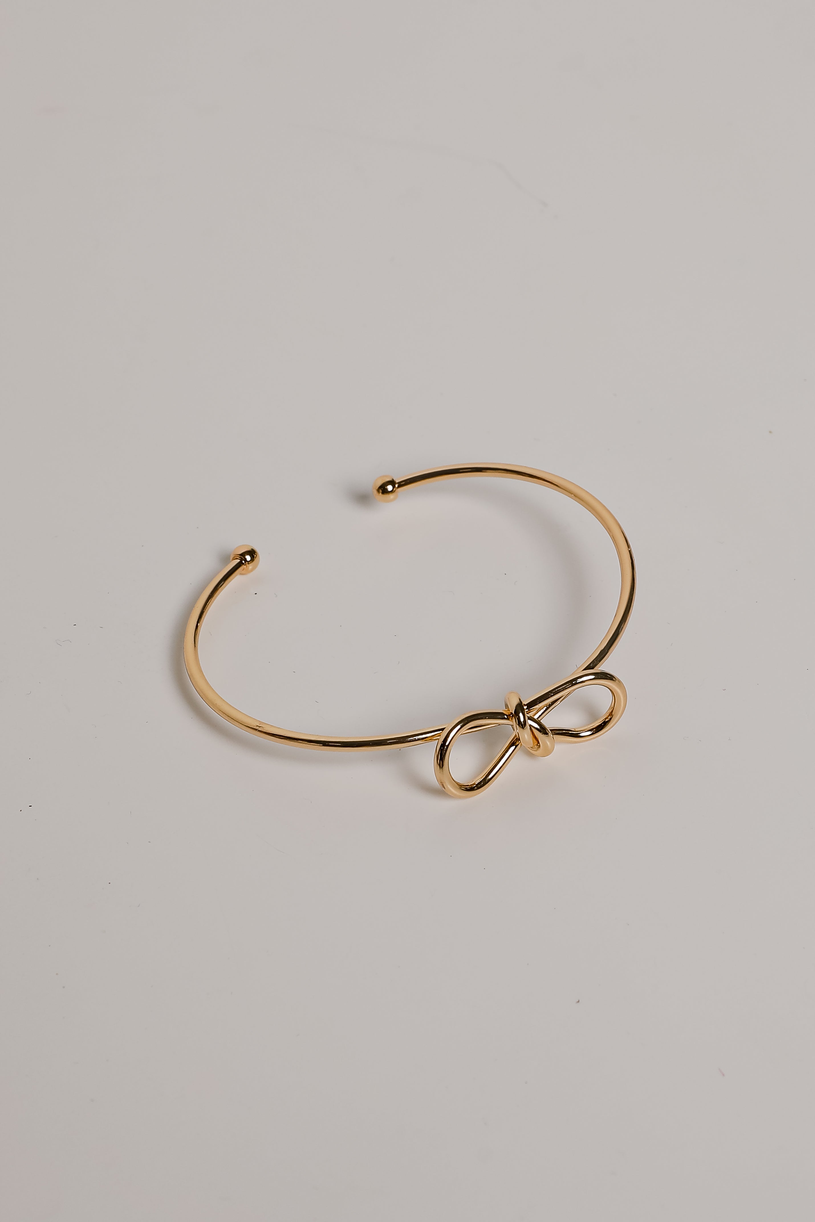 Kinsley Gold Bow Cuff Bracelet