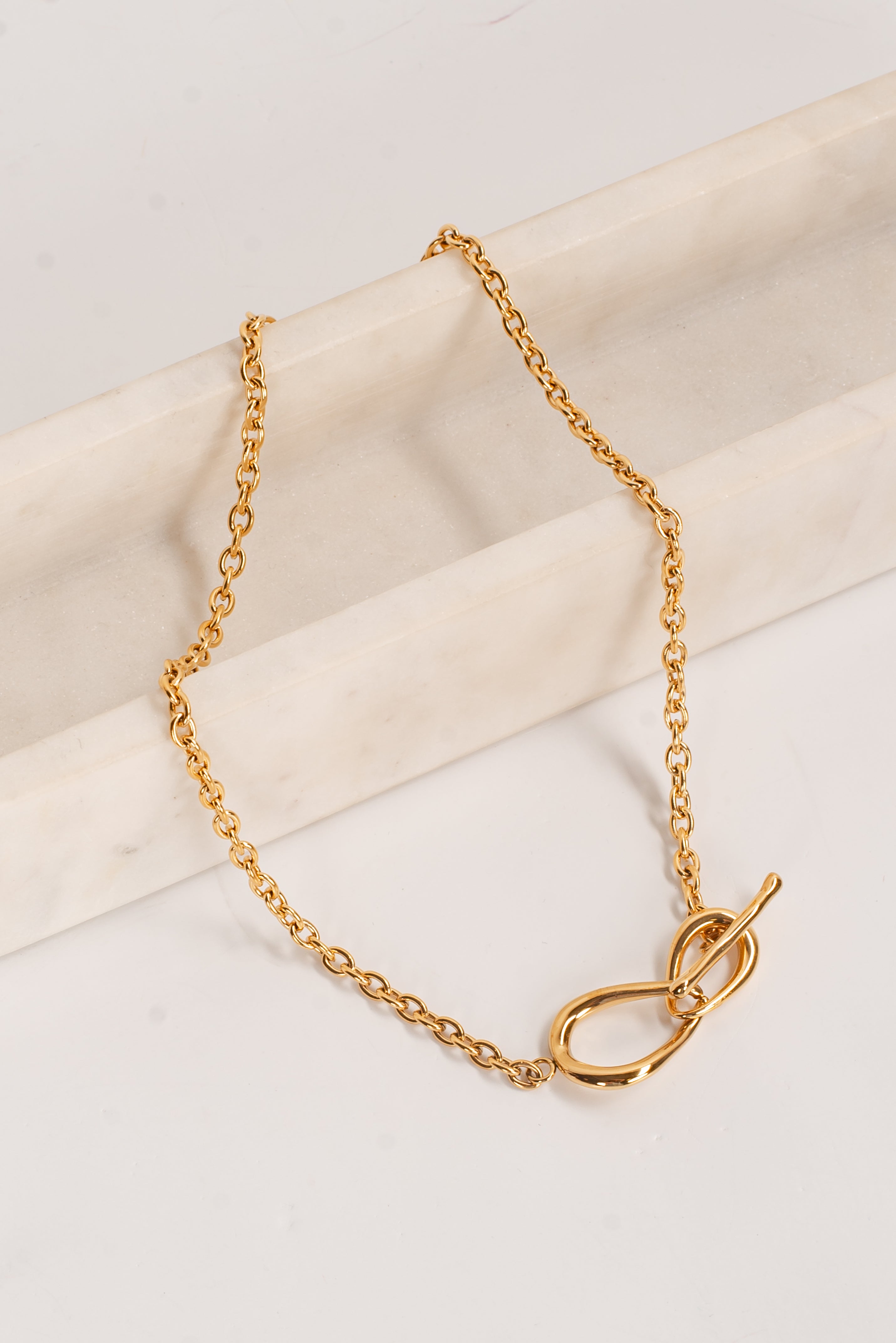Maggie Gold Chain Necklace