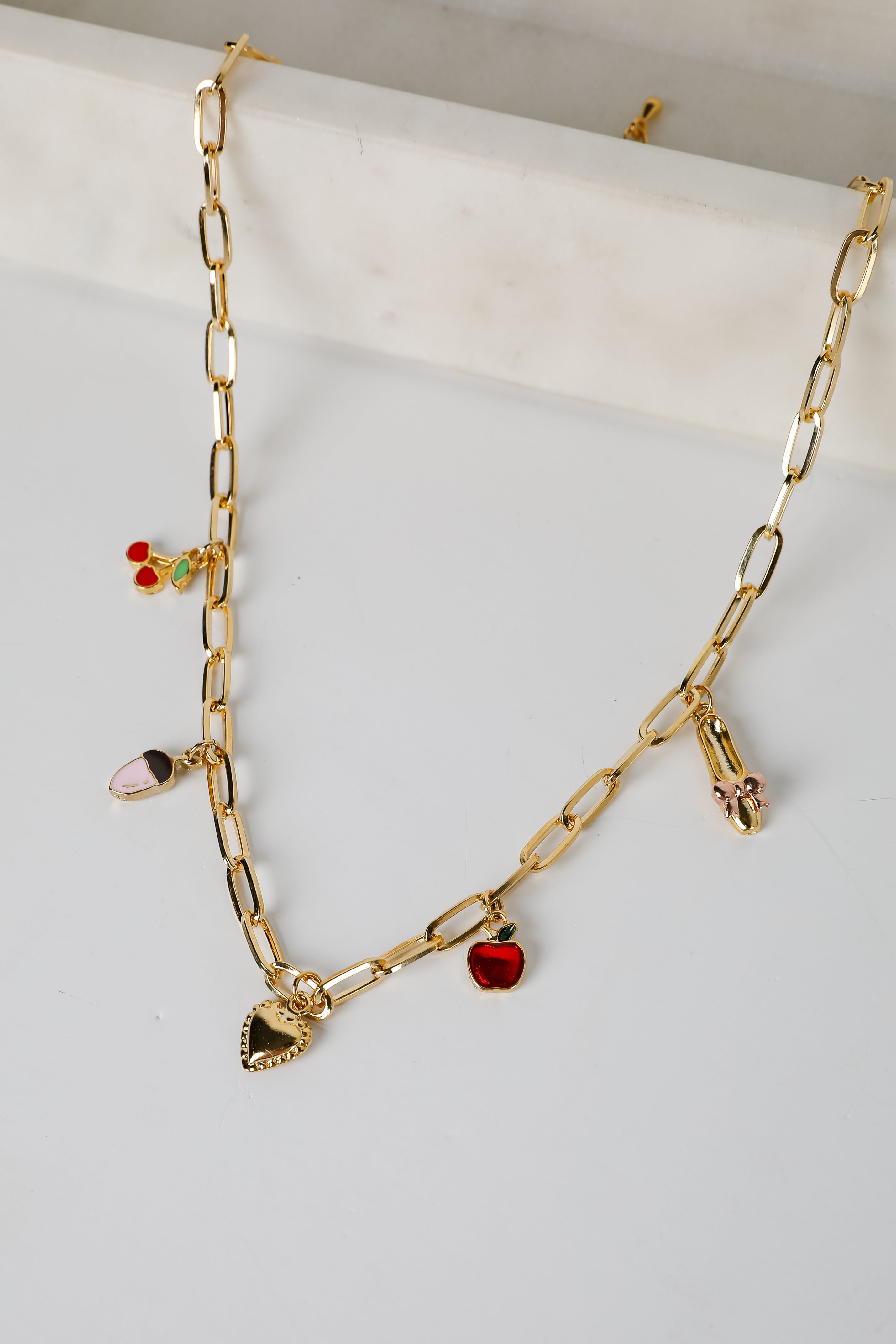 Emily Gold Charm Necklace