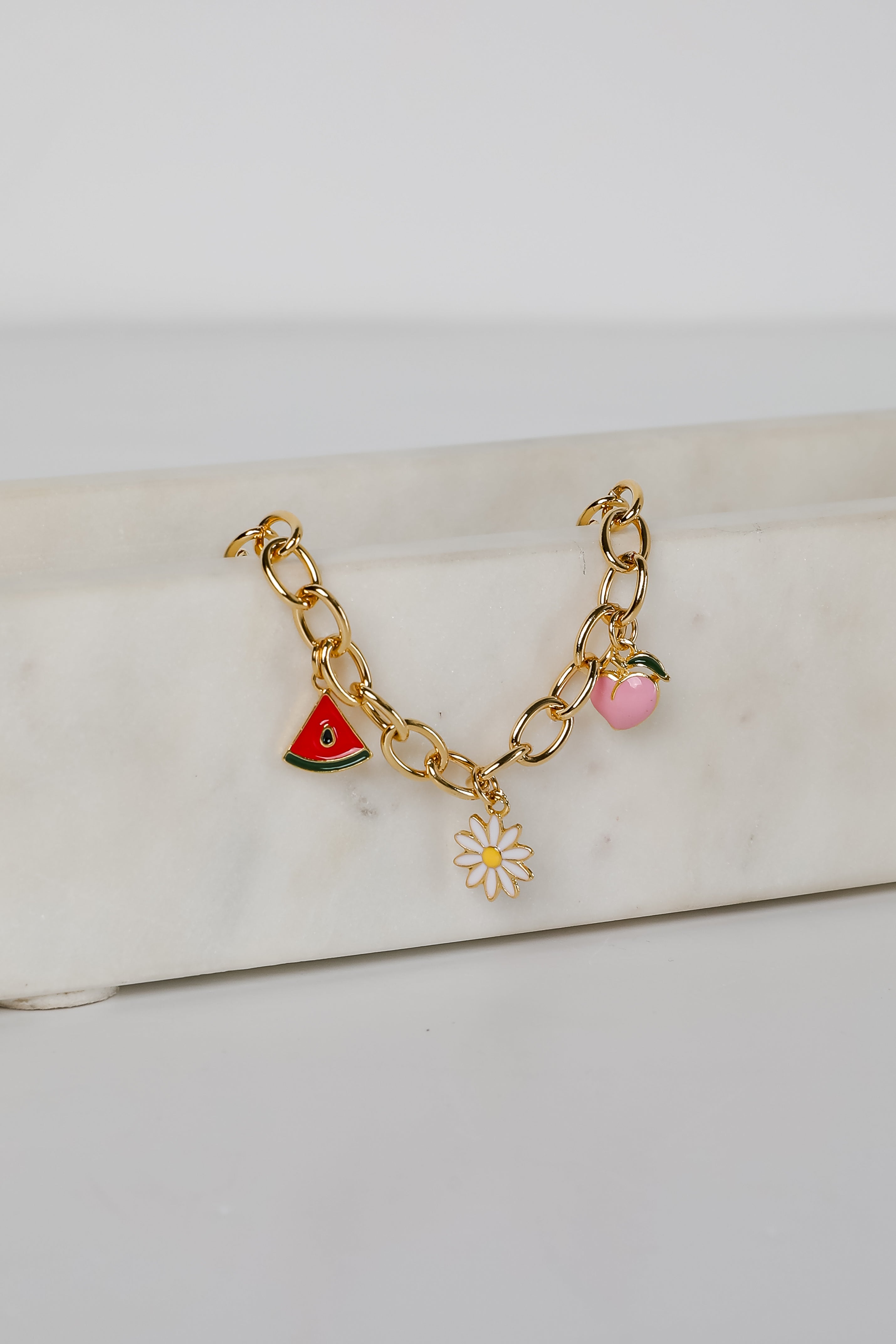 Chloe Gold Charm Bracelet