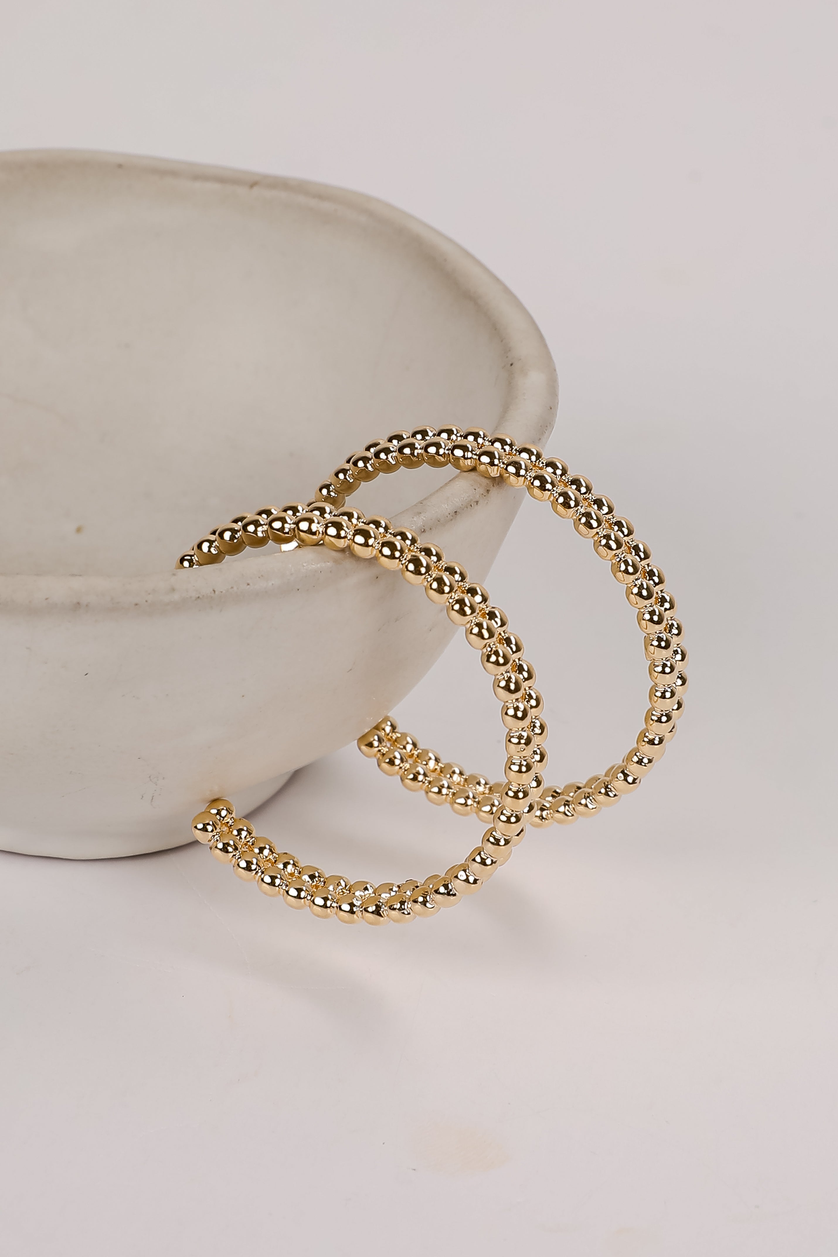 Melanie Gold Hoop Earrings