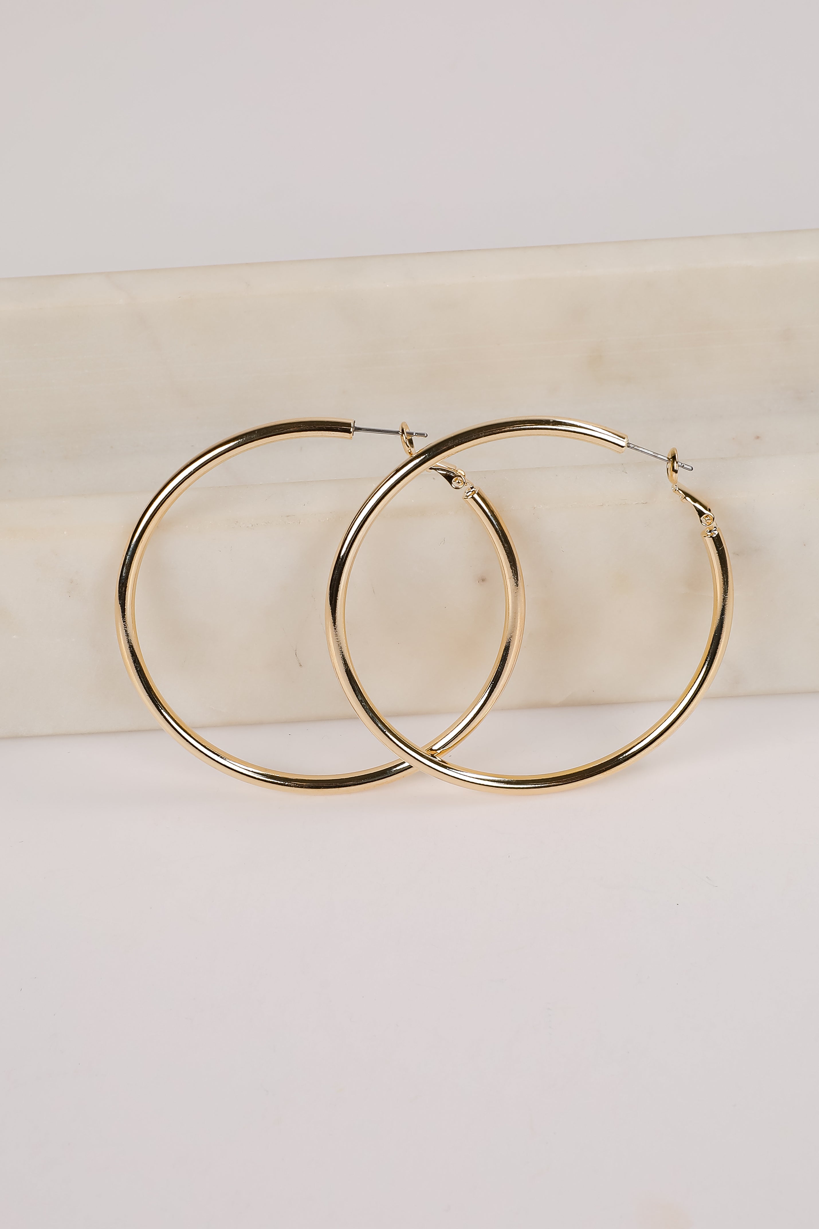 Samantha Gold Hoop Earrings