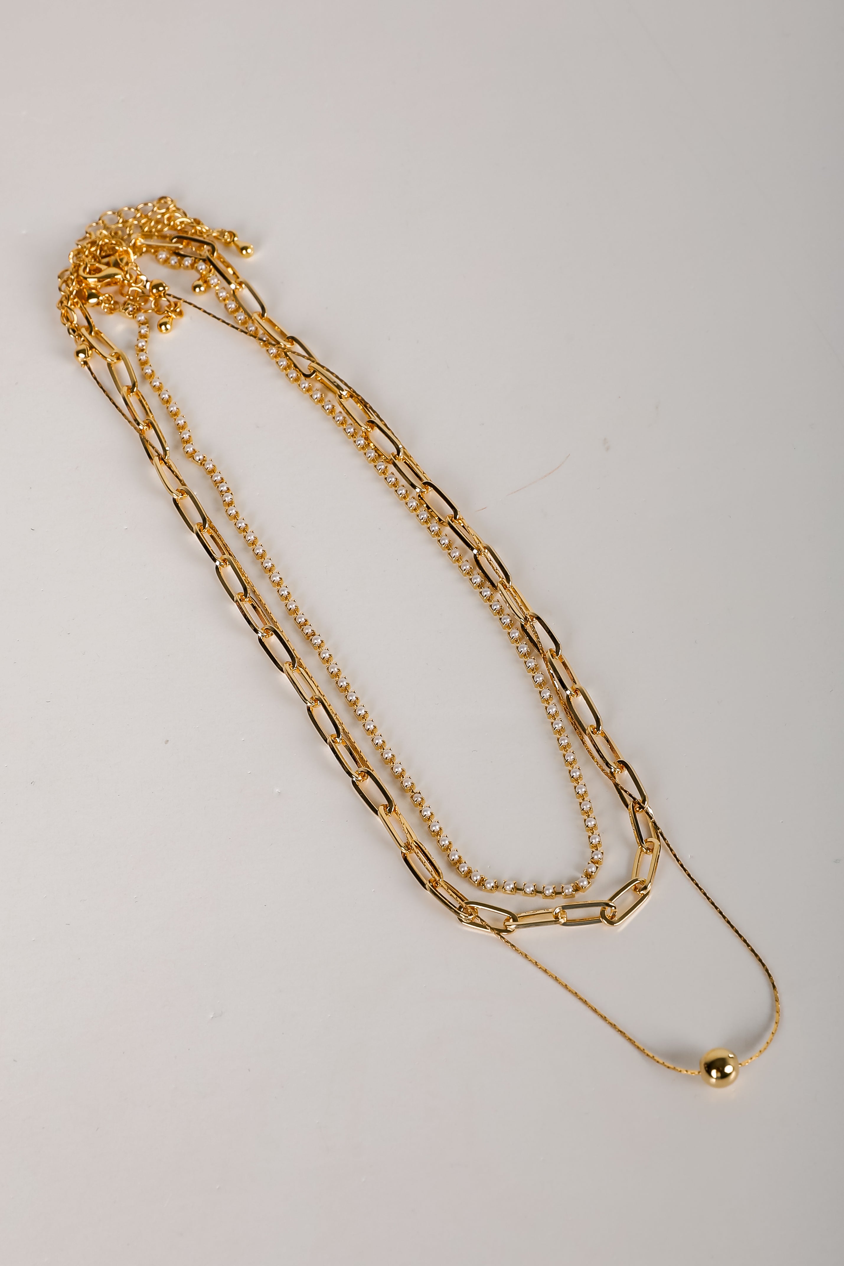 Taylor Gold Layered Chain Necklace