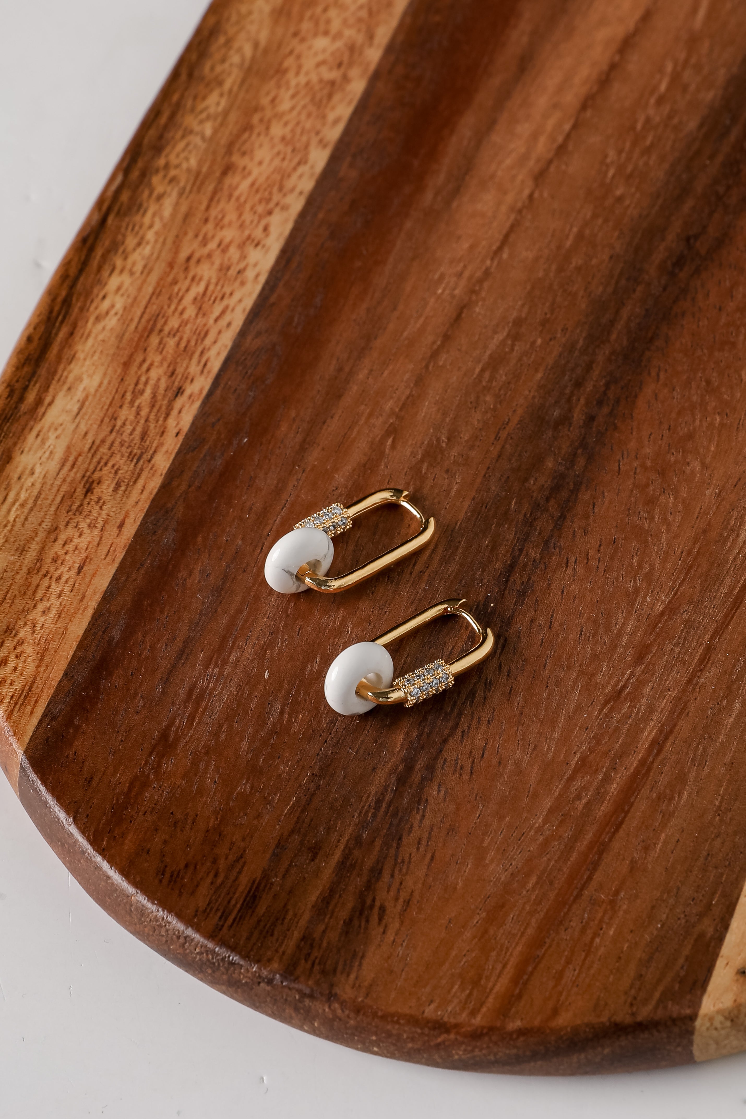 Lucy Gold Oval Mini Hoop Earrings