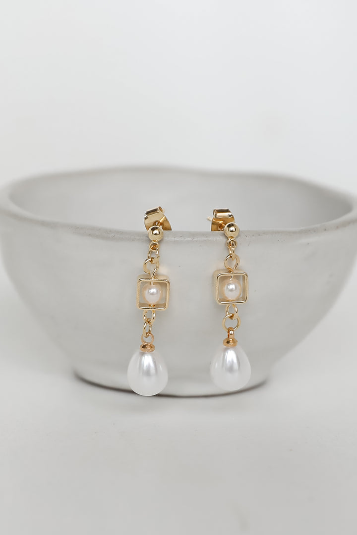 pearl earrings for women
