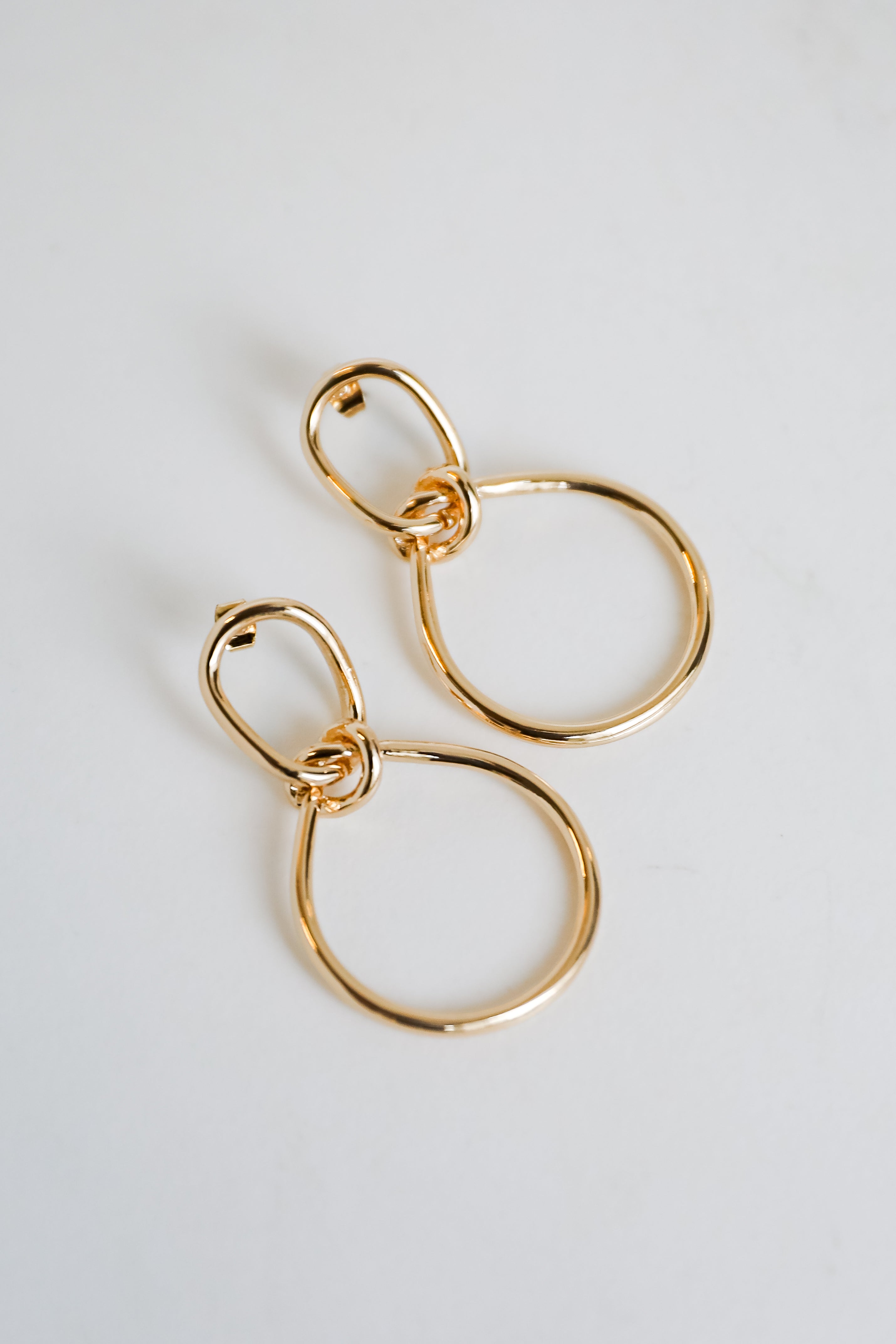 Leah Gold Statement Earrings