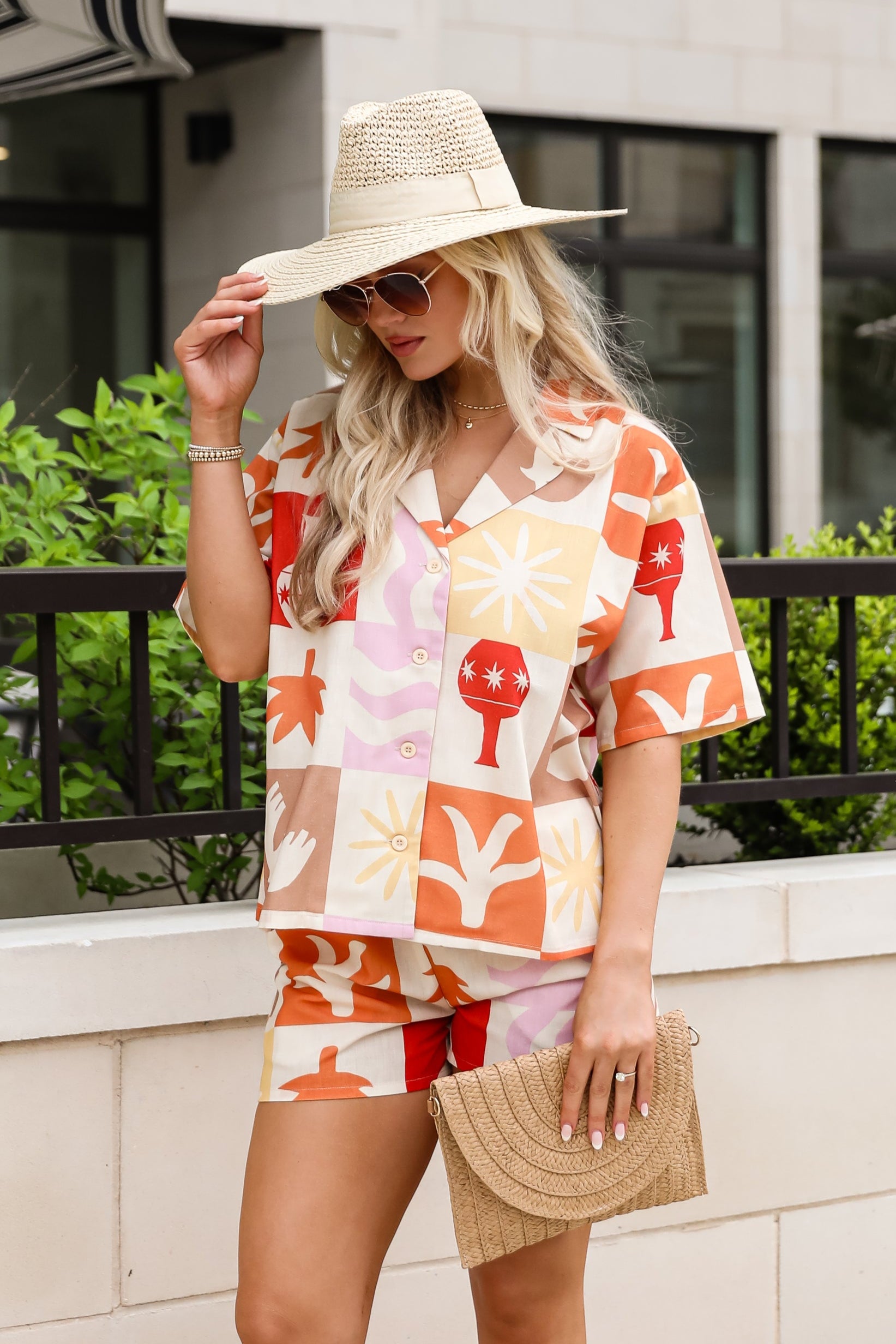 Island Style Ivory Shorts