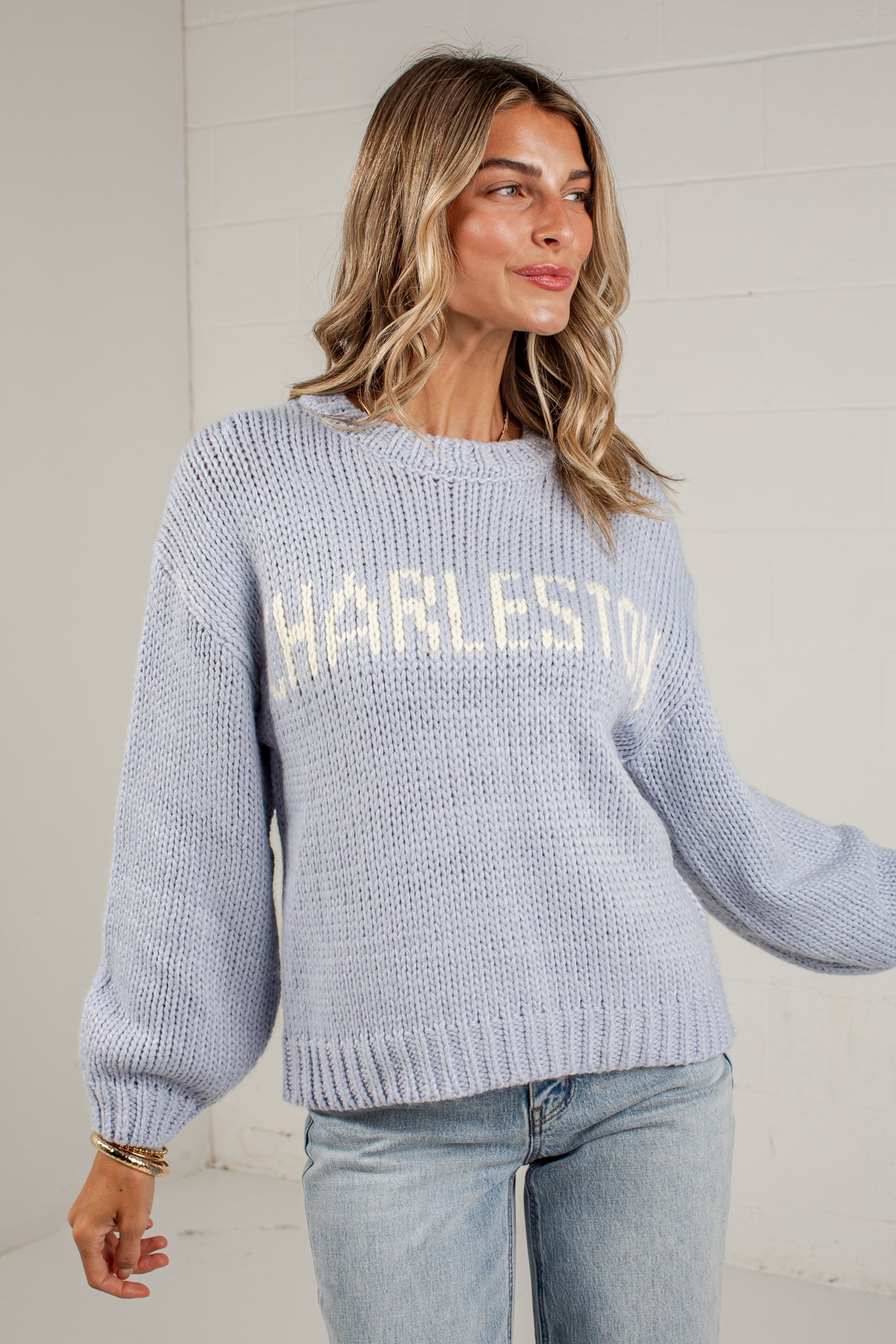 Charleston Script Knit Sweater
