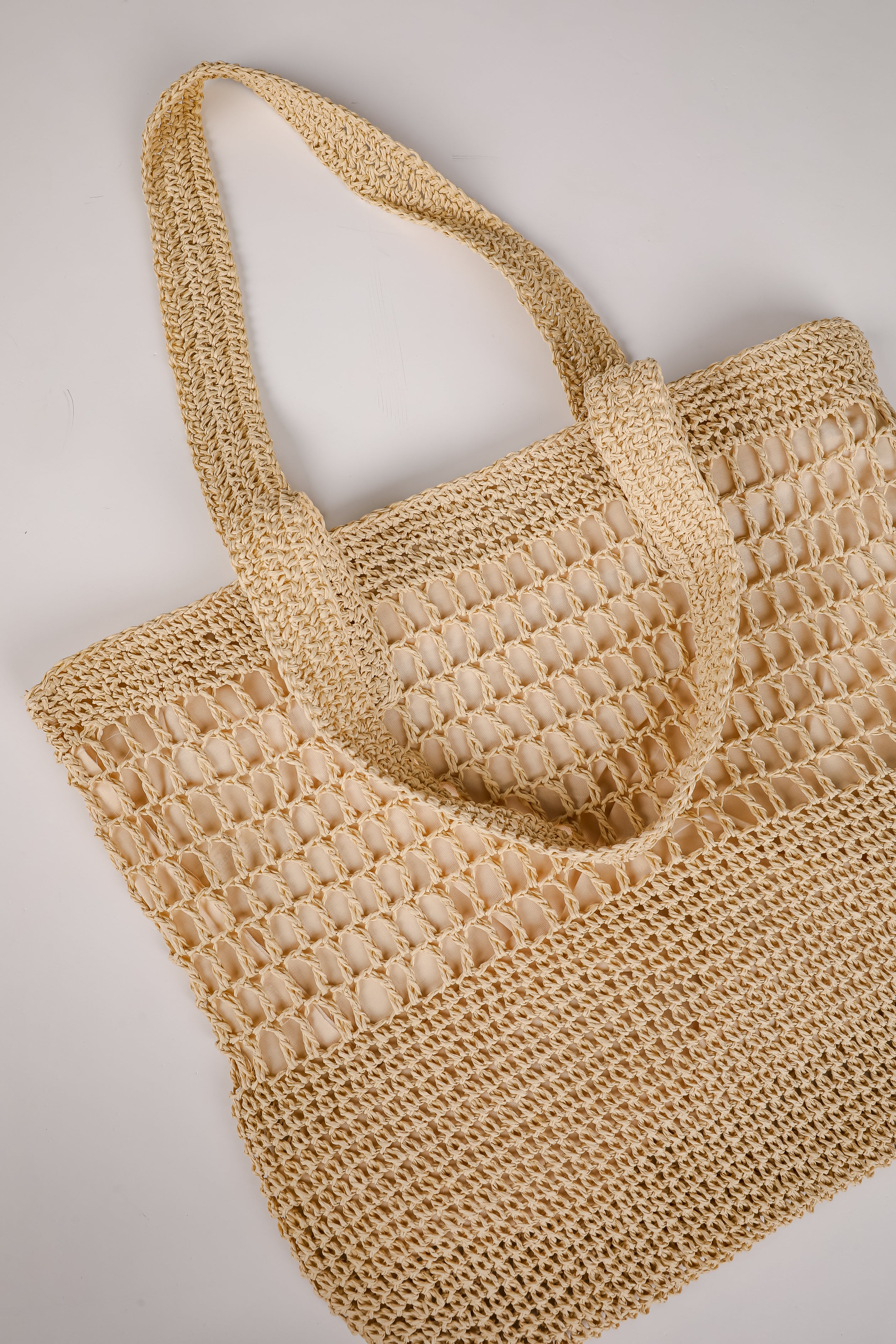 Savor The Slow Days Natural Straw Tote Bag