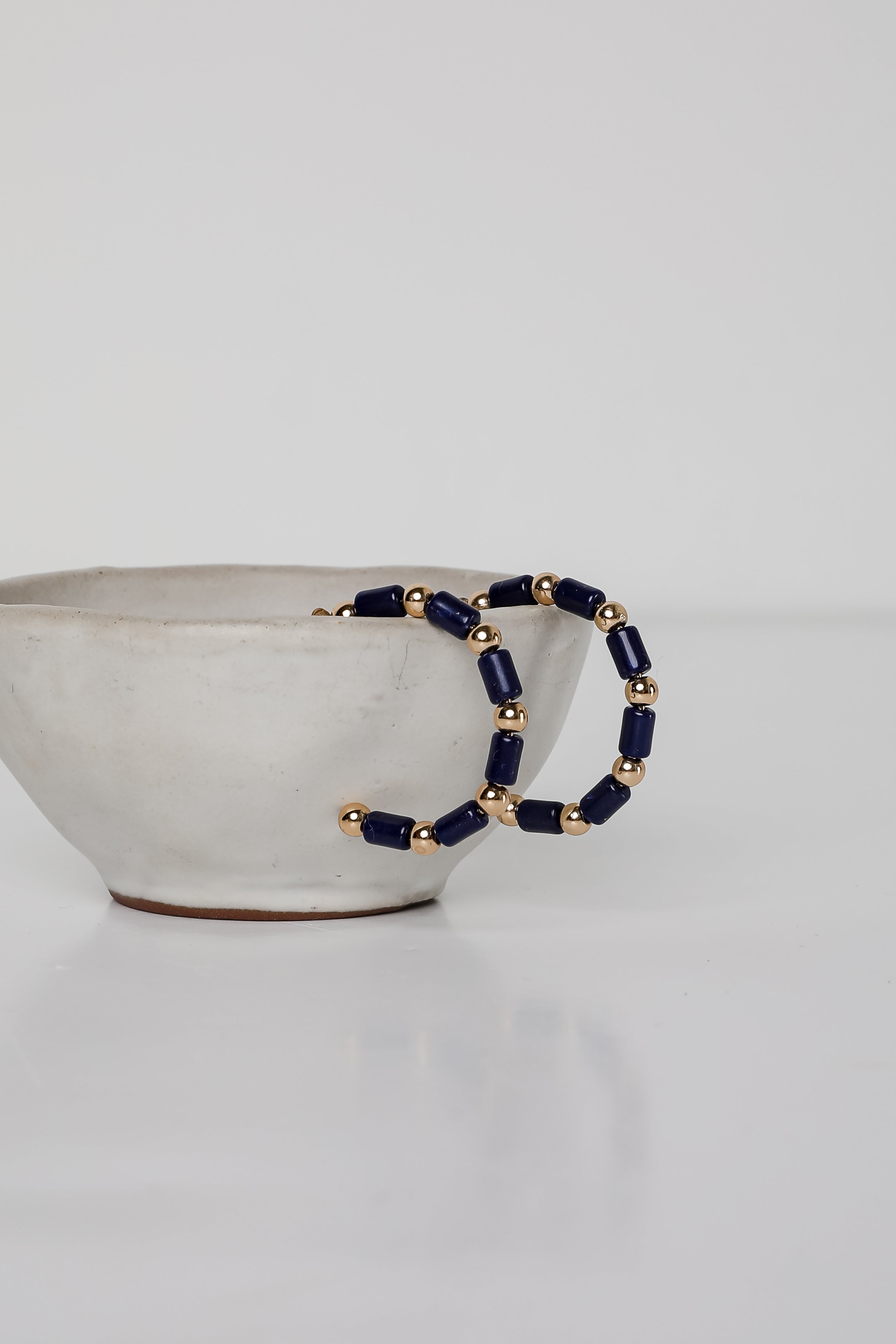 Sadie Beaded Hoop Earrings