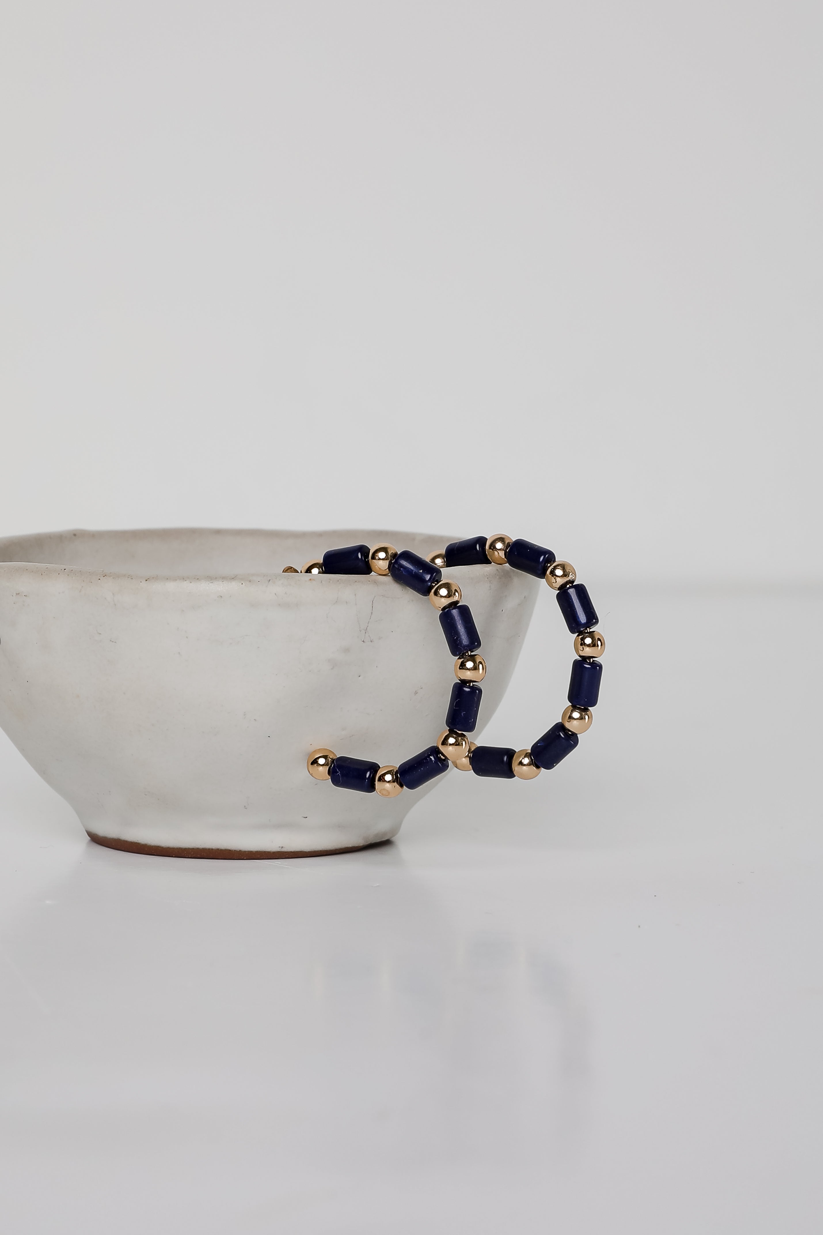 Sadie Beaded Hoop Earrings