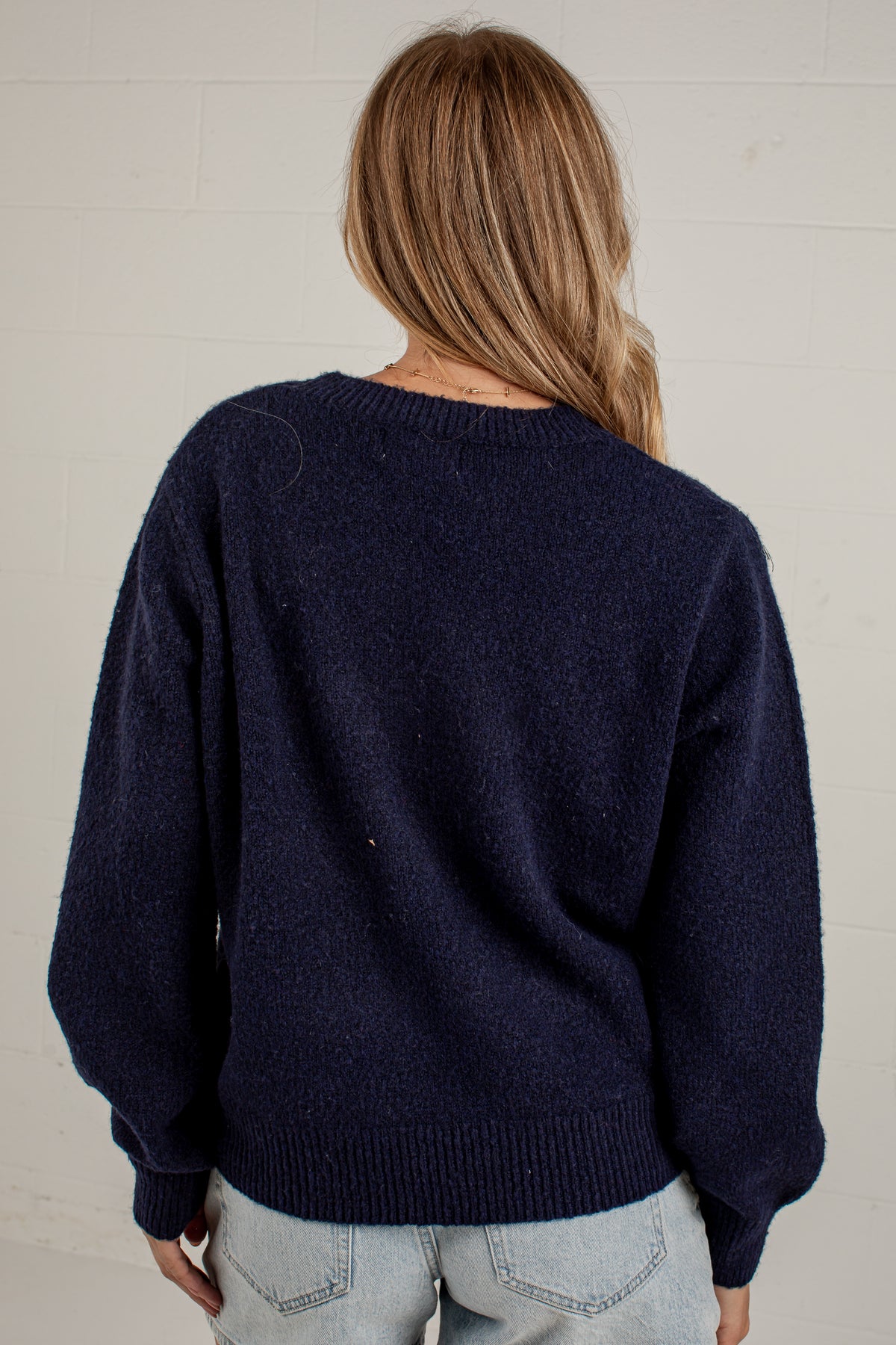 Chop Chop Navy Knit Sweater