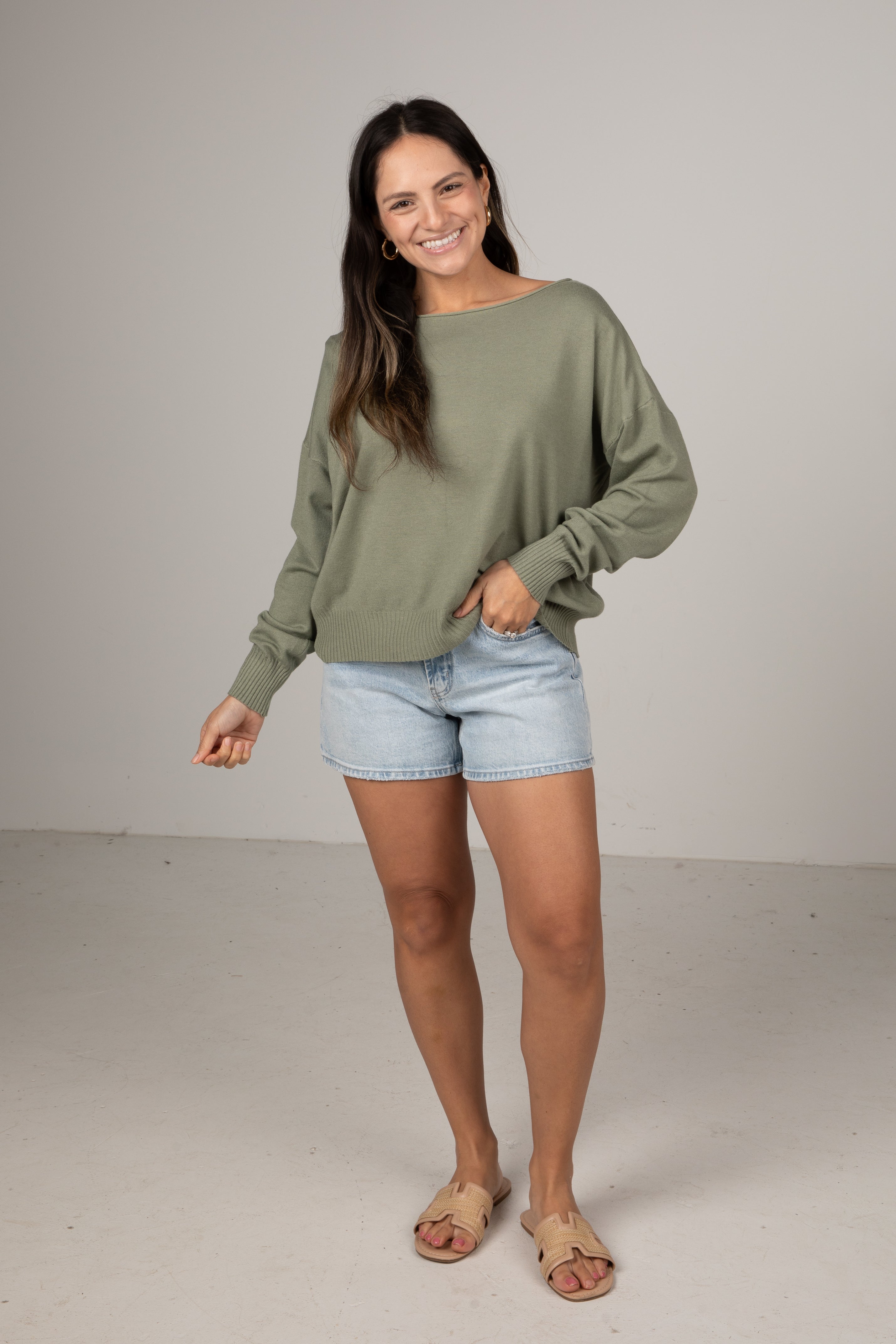 Easy Intentions Lightweight Knit Top