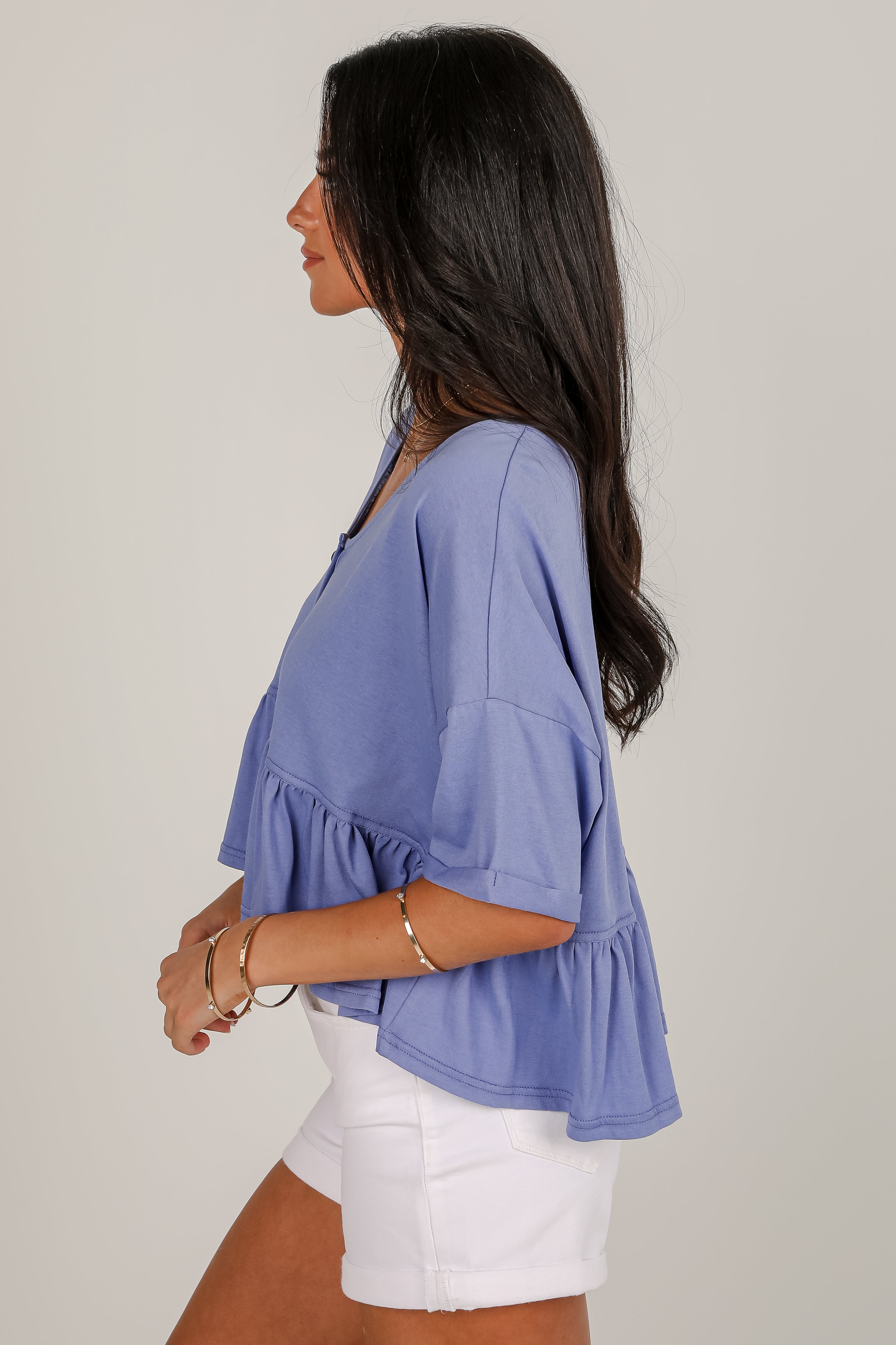 Breezy Charm Babydoll Top