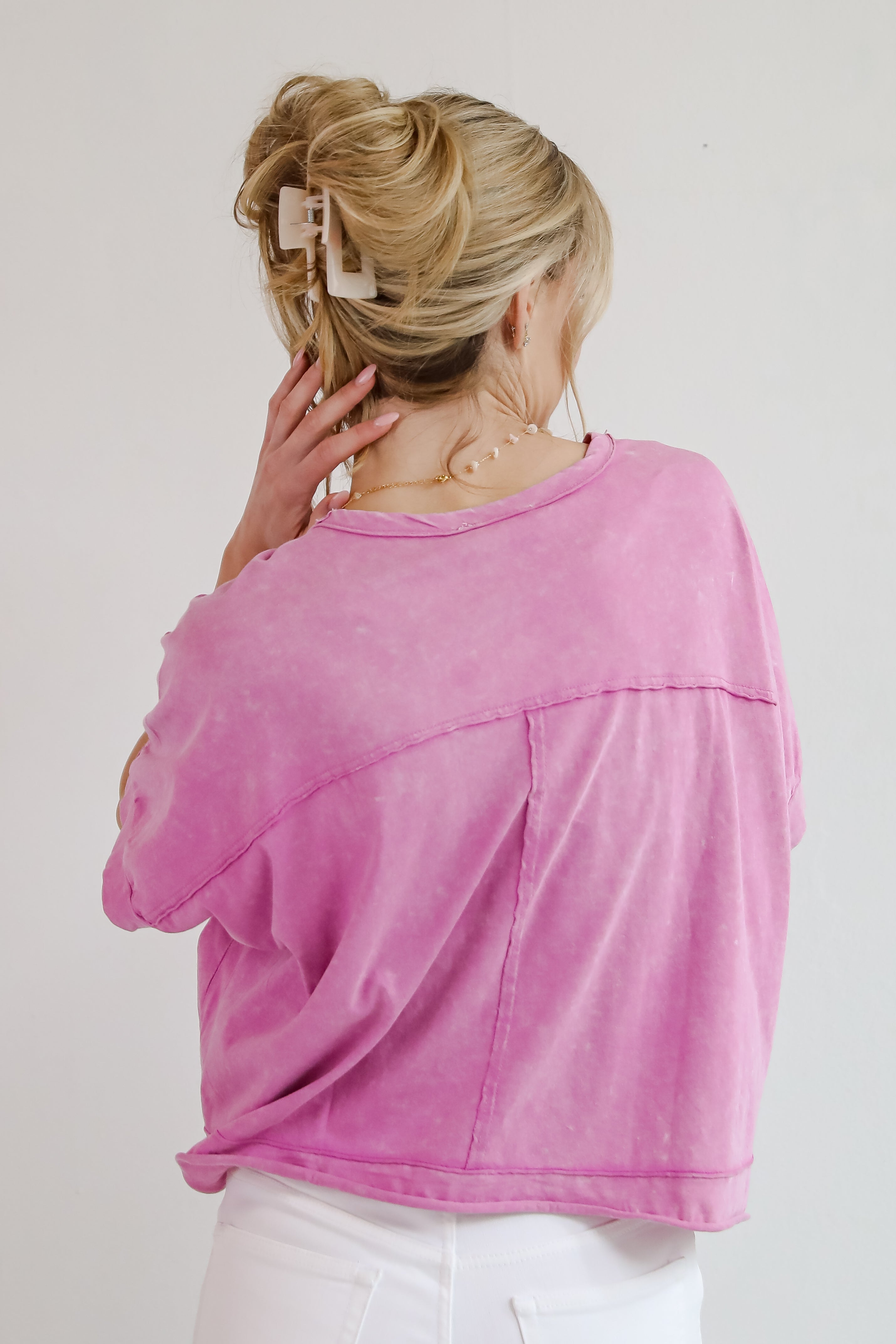 Callie Acid Washed Tee