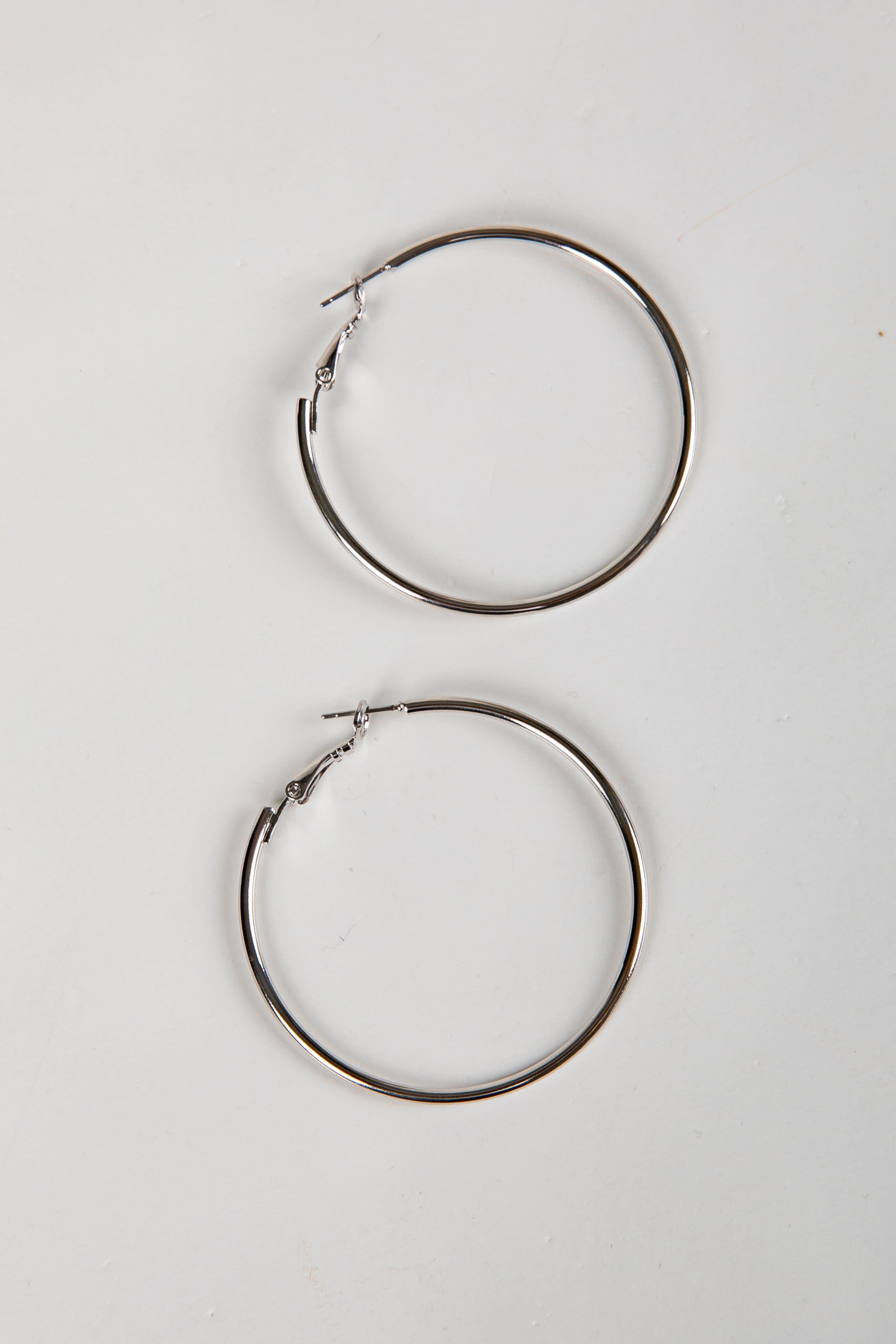 silver hoops