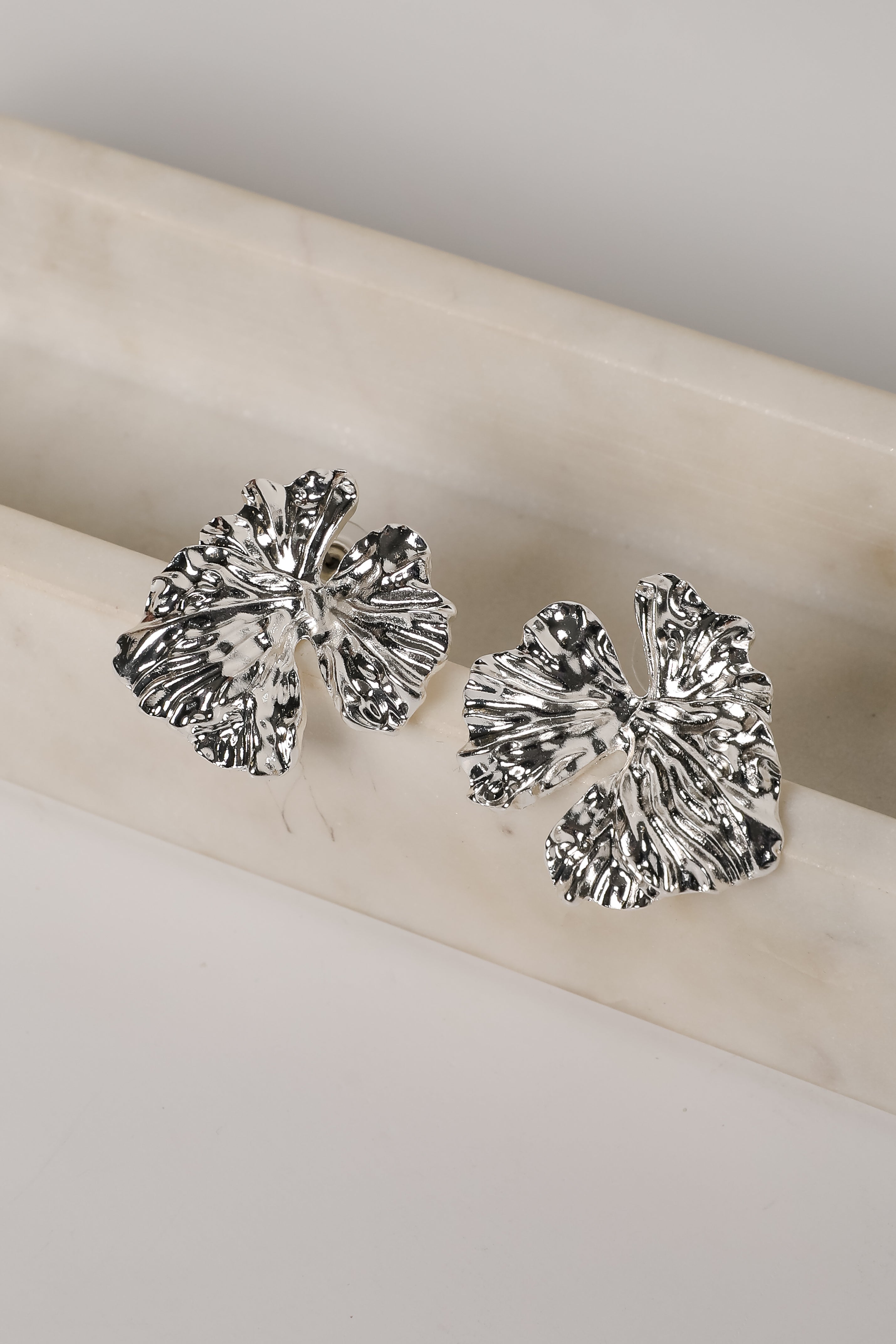 Quinn Textured Statement Earrings