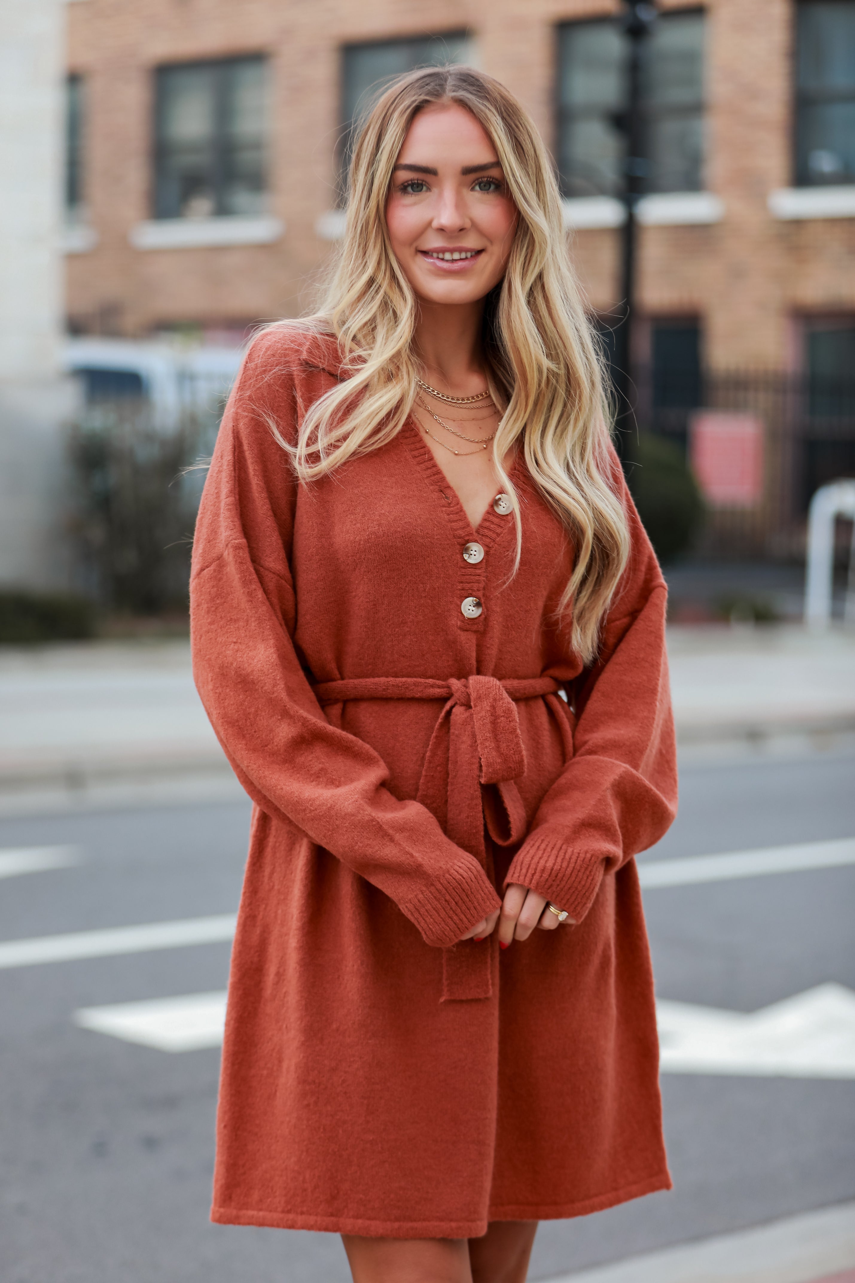 rust Sweater Dress blue Sweater Dress. Cheap Dresses. Online cheap dresses. Online Women&