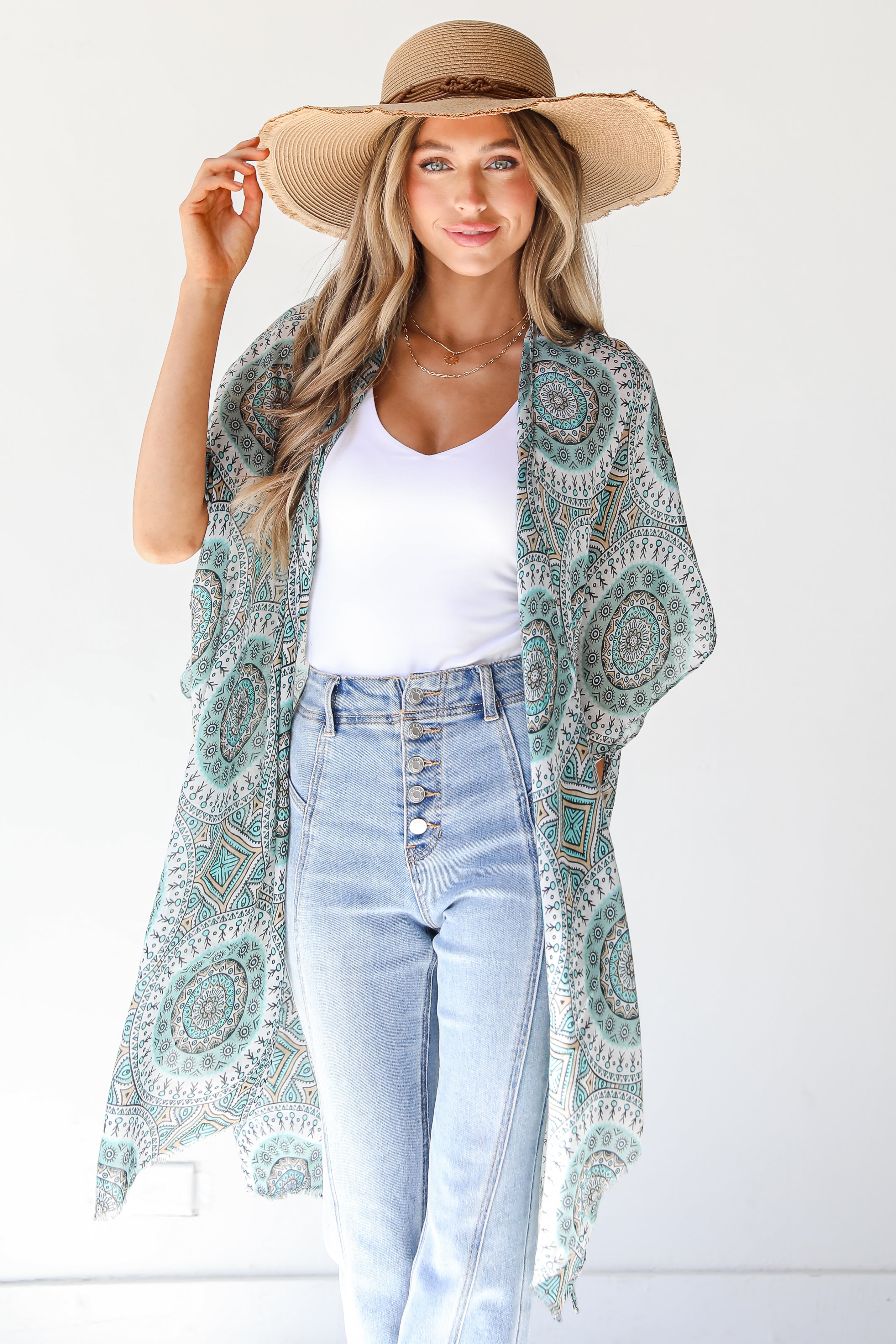 Kimono on dress up model