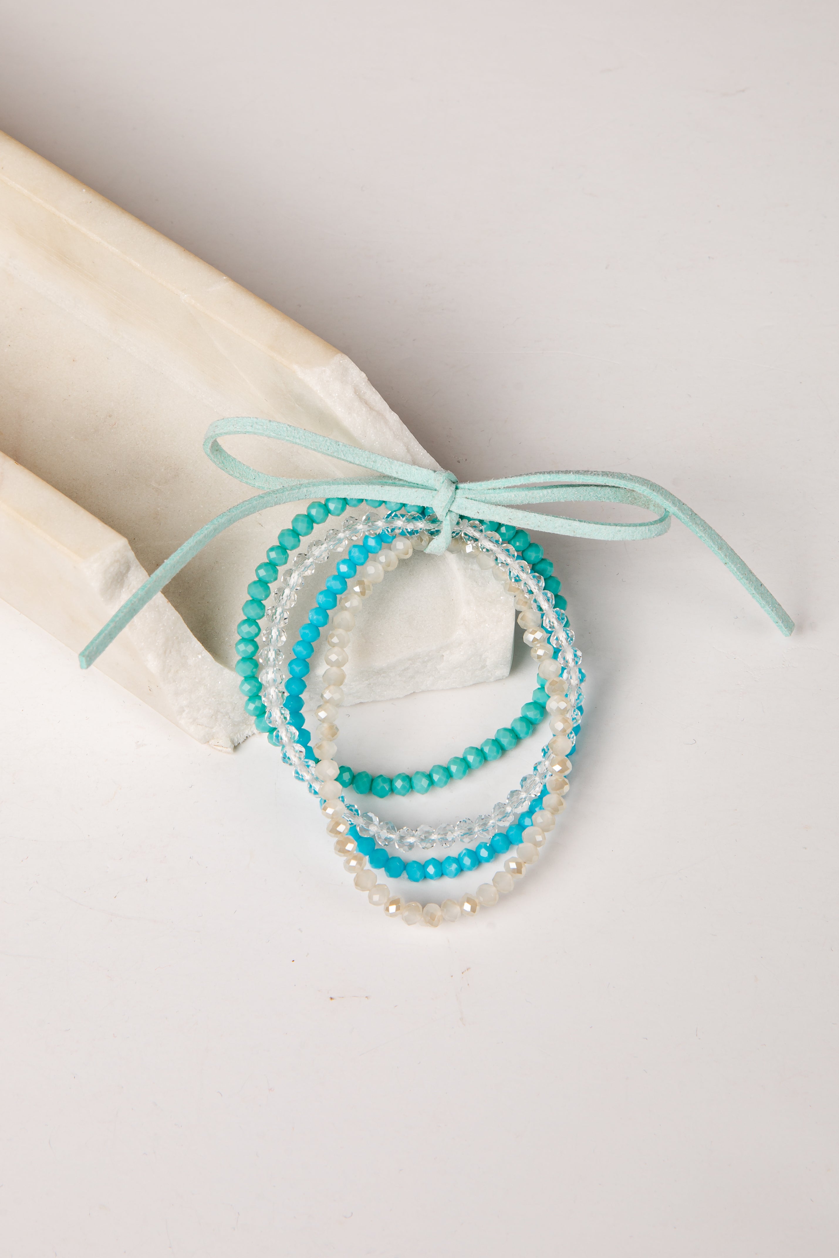 Skylar Turquoise Beaded Bracelet Set