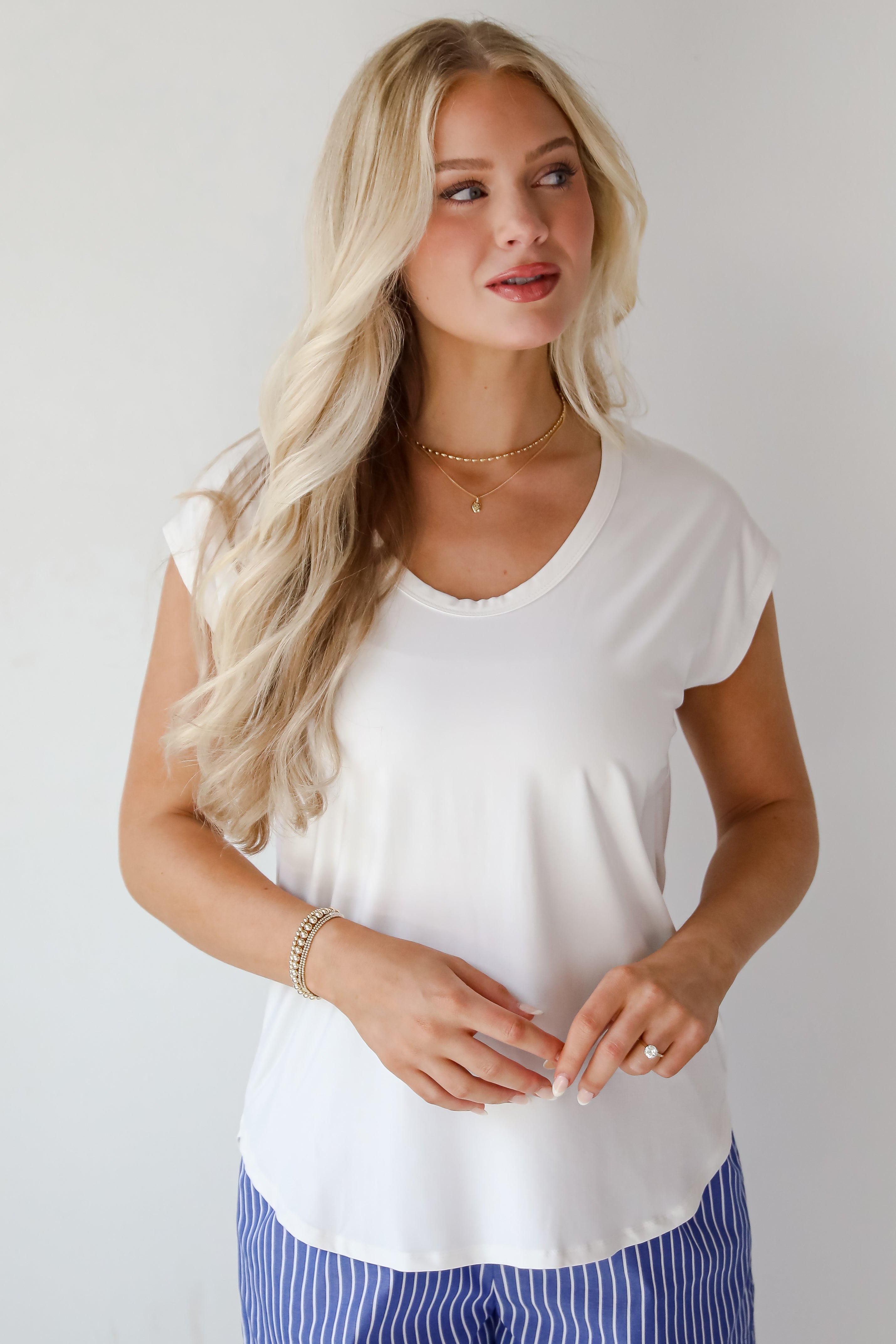 Jordyn Off White Everyday Tee