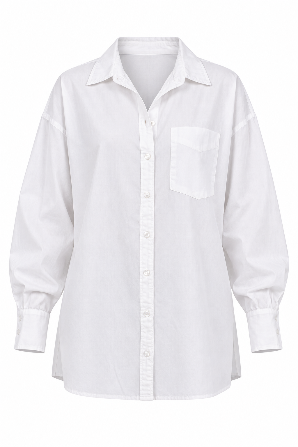 Simply Well Dressed White Button Up Blouse