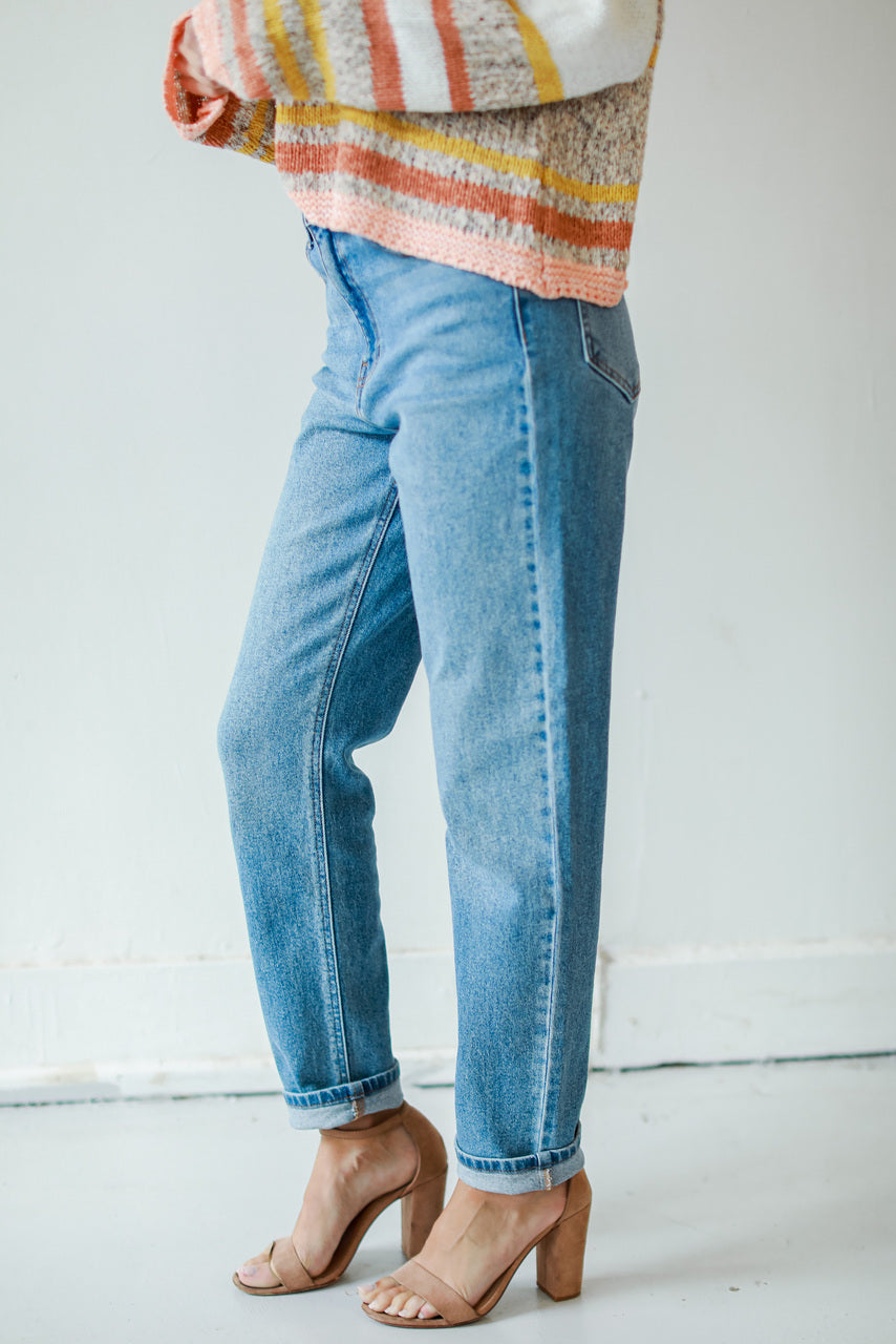 Elena High-Rise Mom Jeans