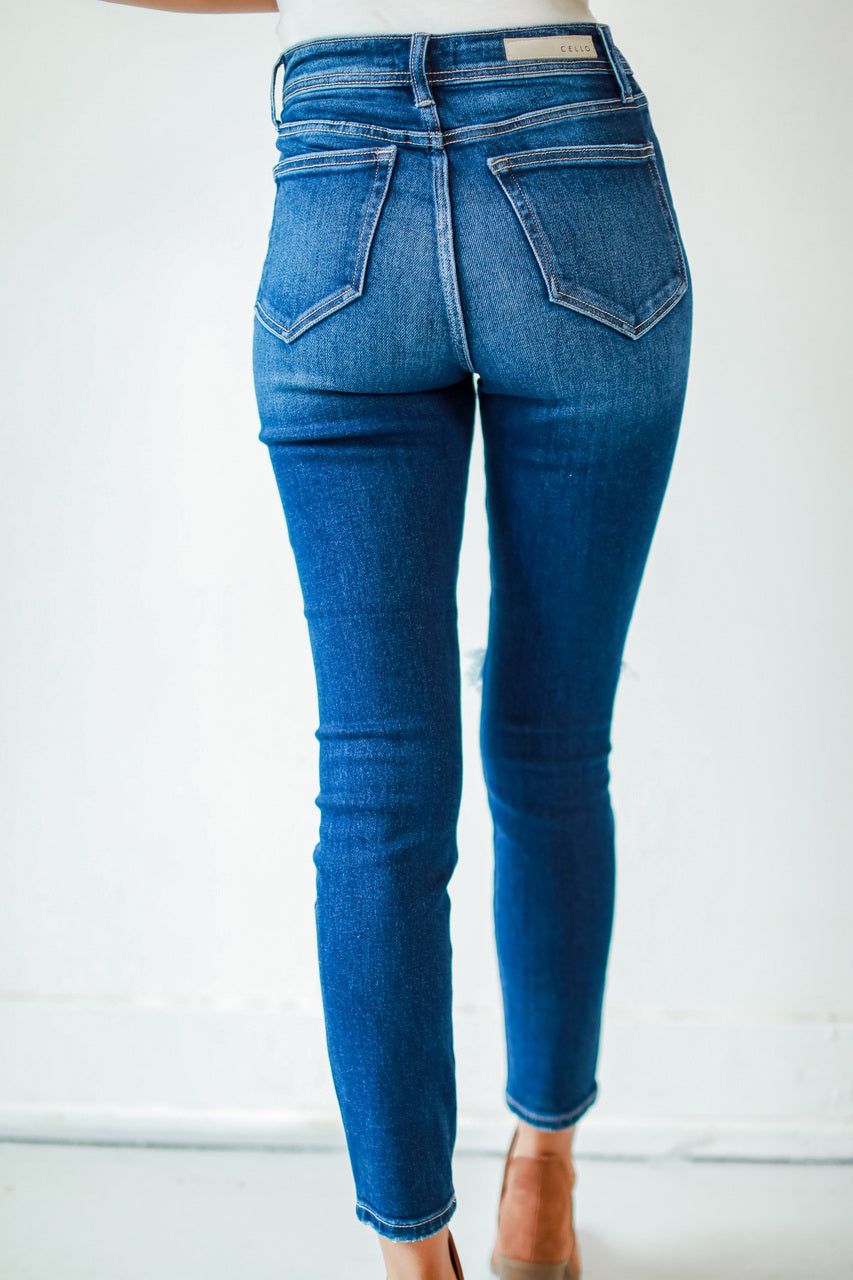 Leah Distressed Skinny Jeans