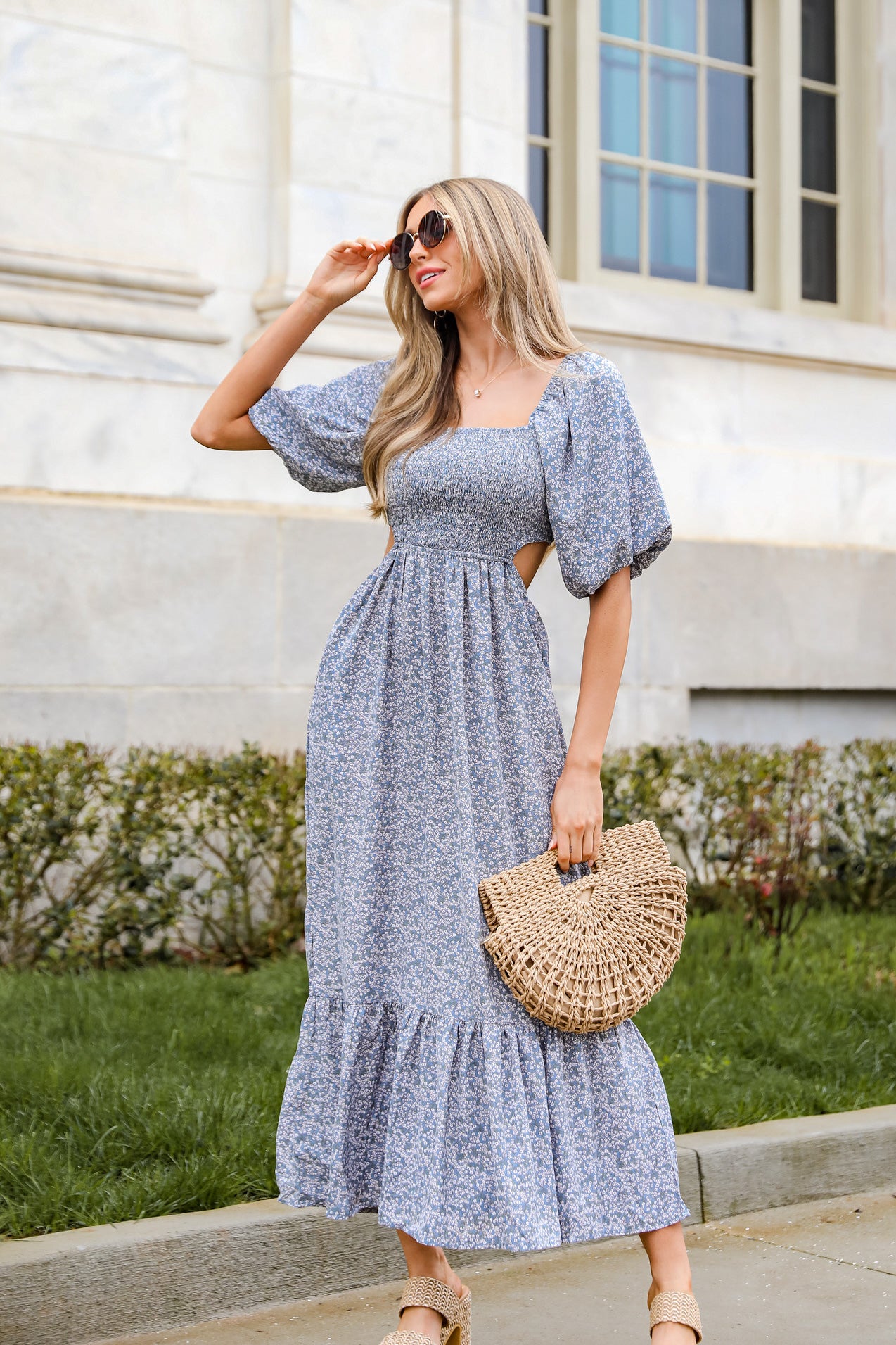 FINAL SALE - Abundantly Pretty Floral Maxi Dress