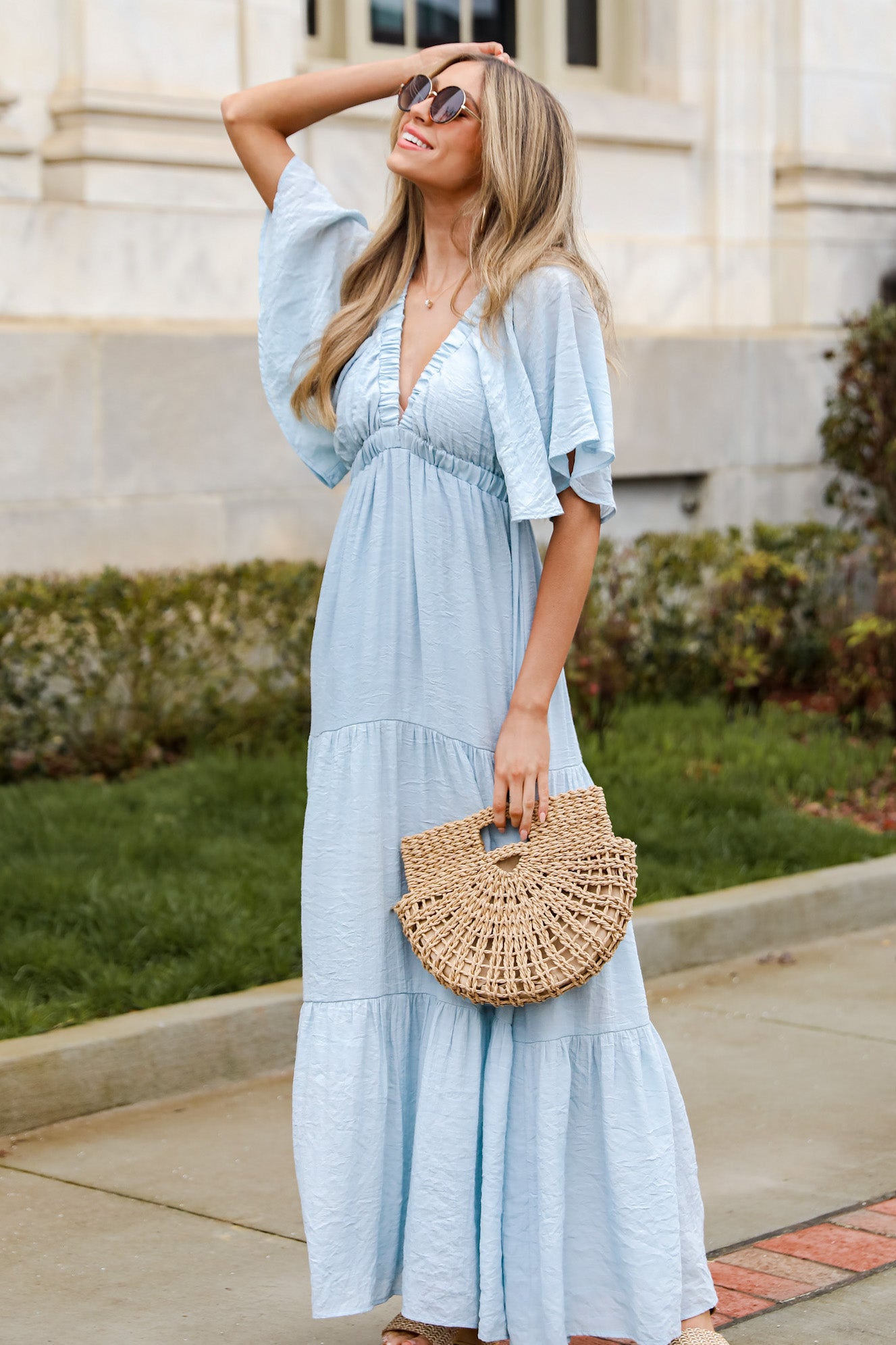 Daydreaming In The Clouds Maxi Dress
