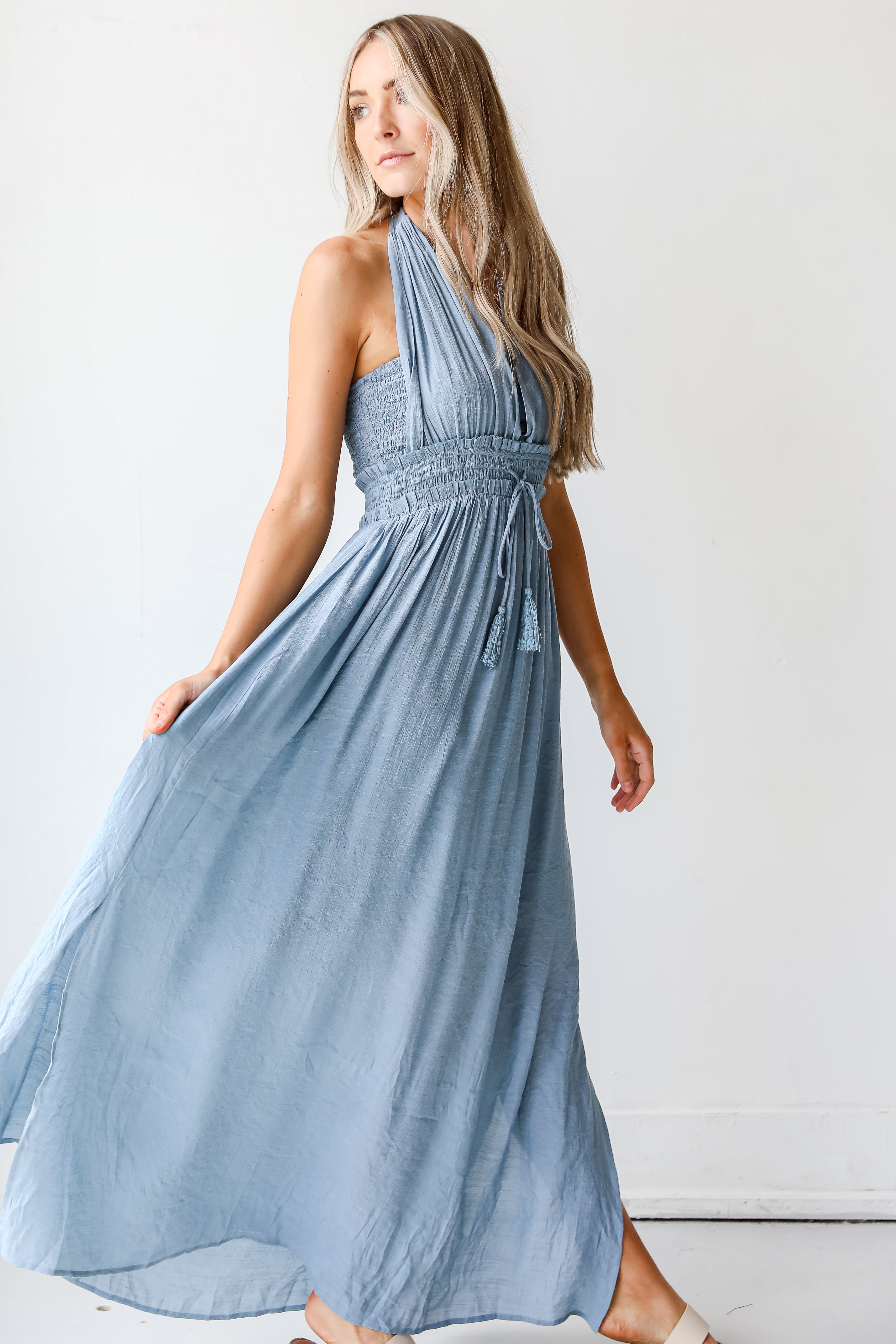 Halter Maxi Dress from dress up