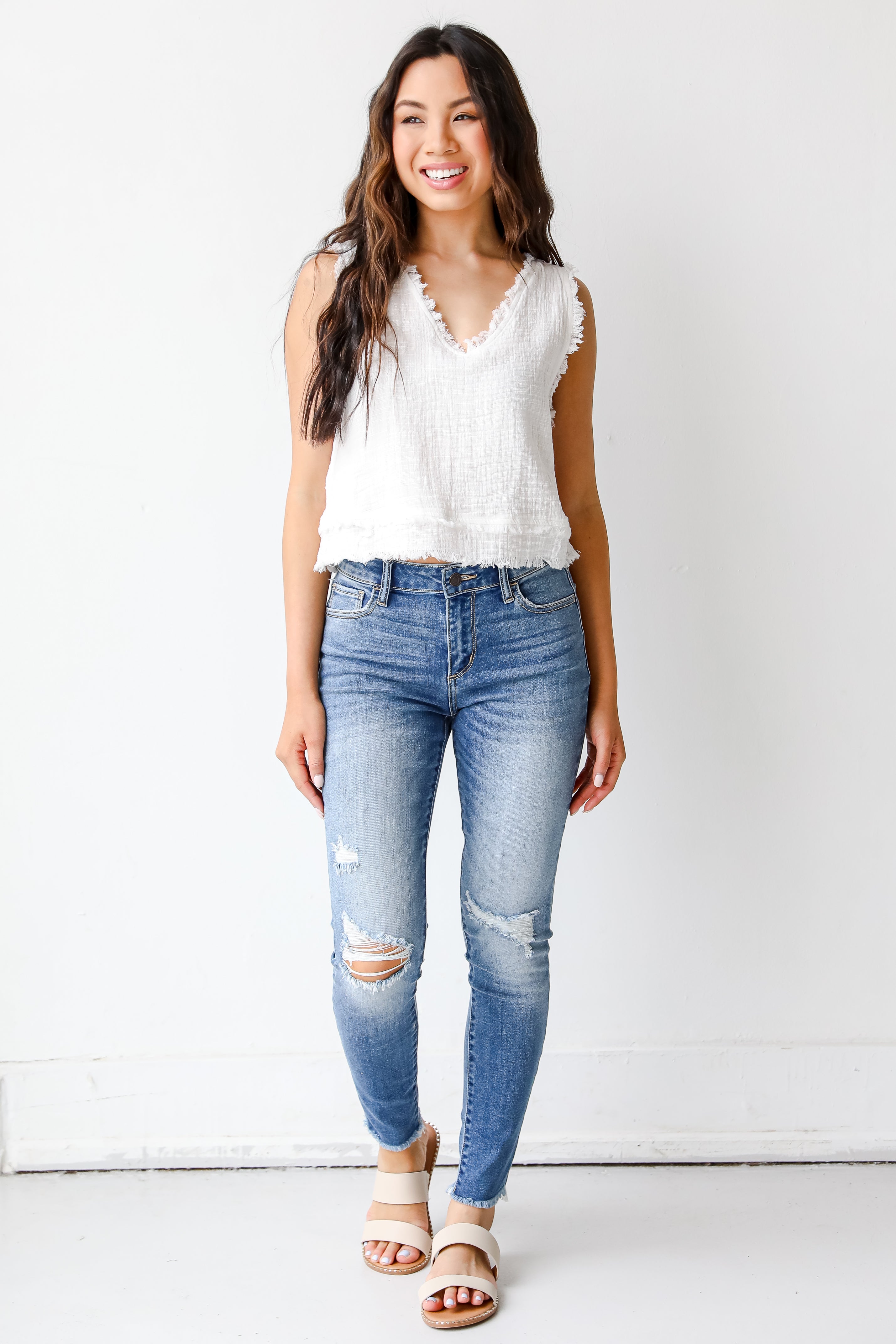 Distressed Skinny Jeans from dress up