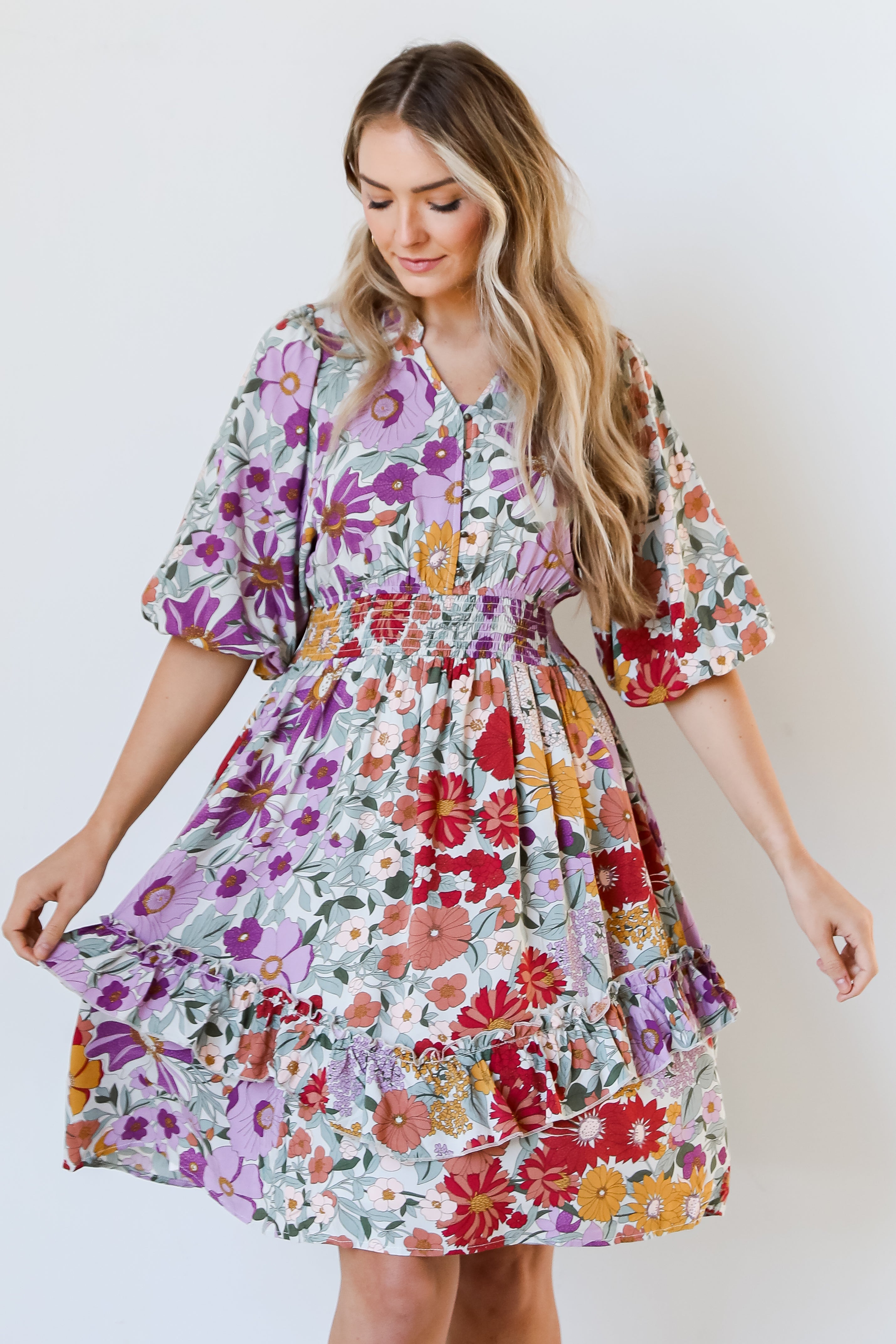 Floral Midi Dress