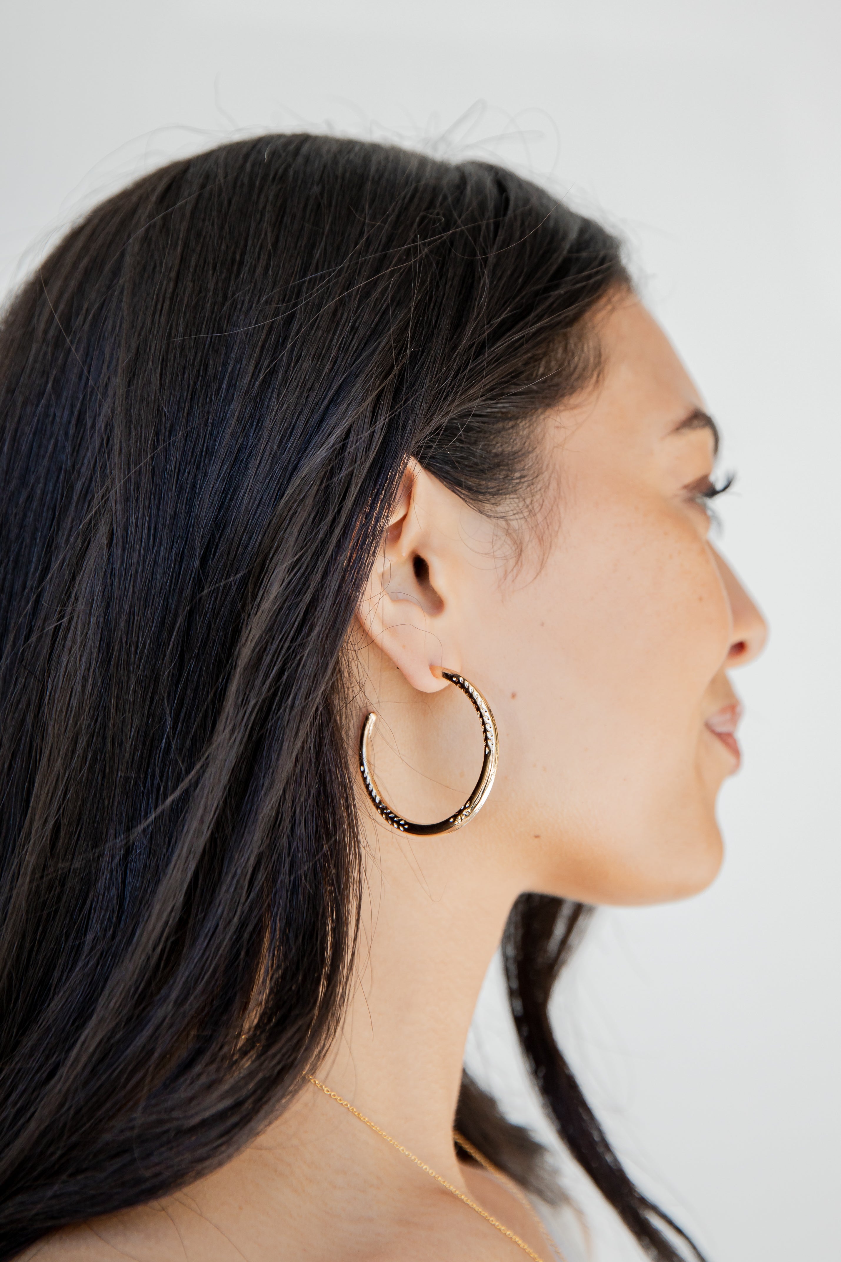 Gold Hoop Earrings