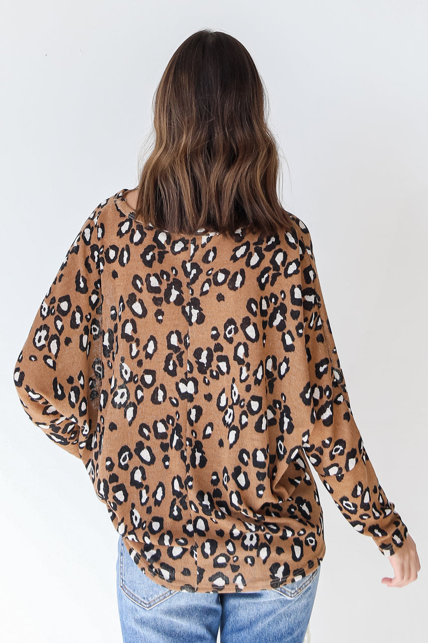 In The Wild Leopard Knit Top