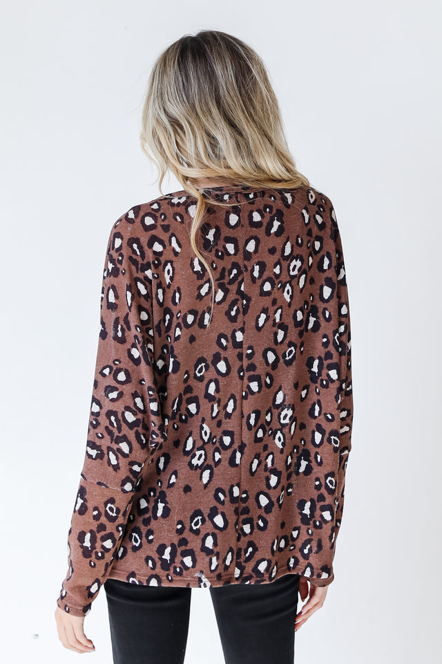 In The Wild Leopard Knit Top