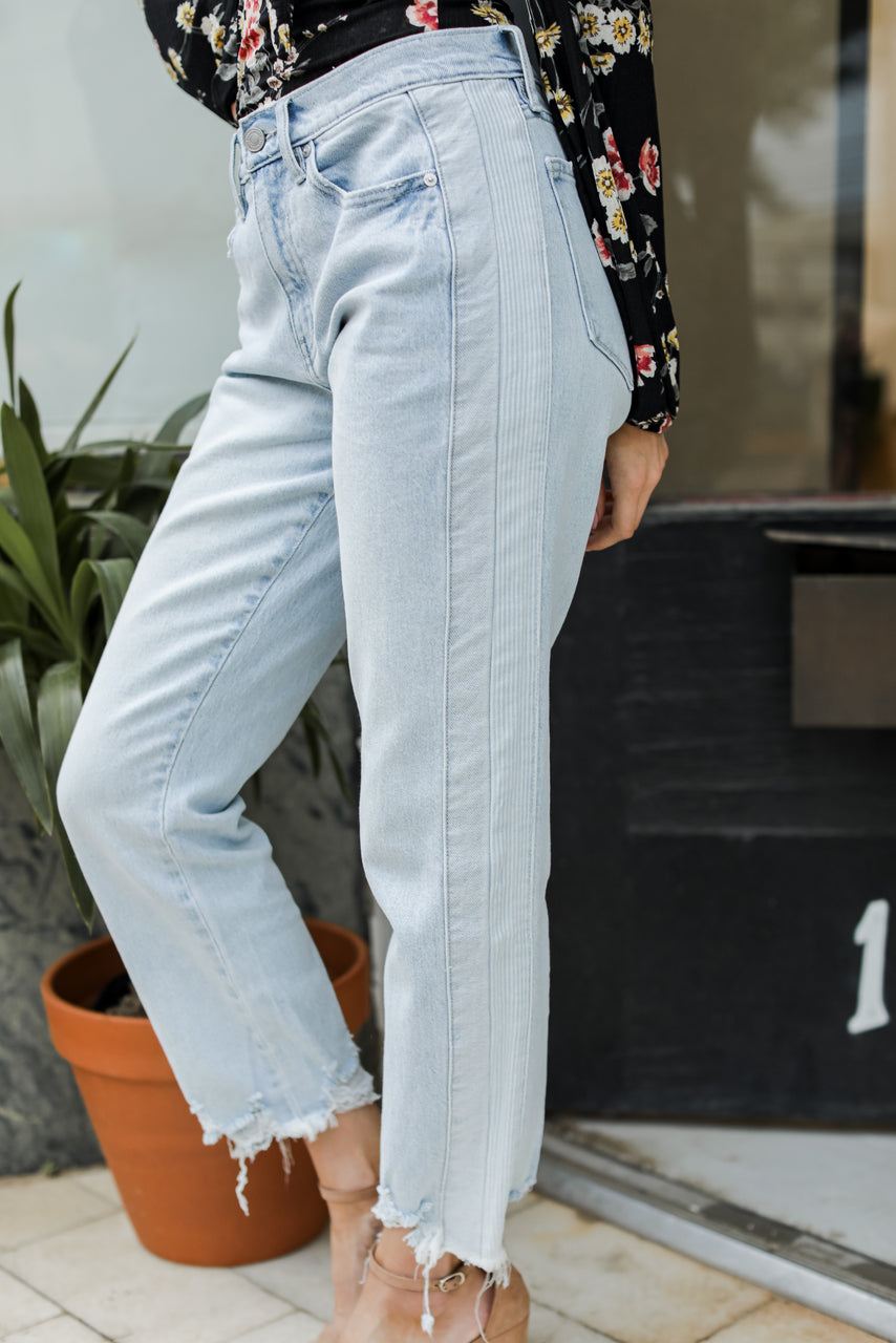 Sydney High Waist Straight Leg Jeans