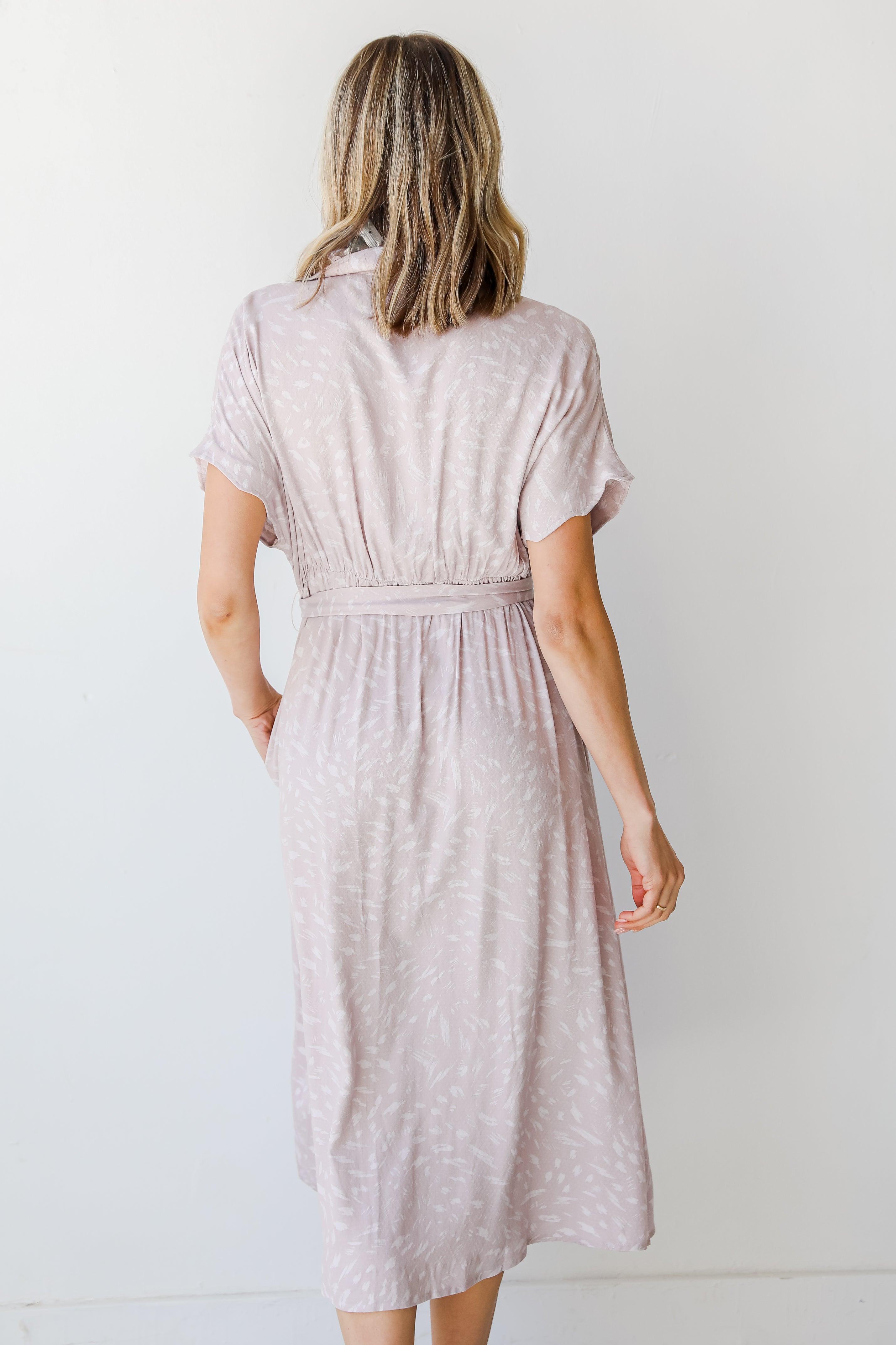 Midi Dress back view