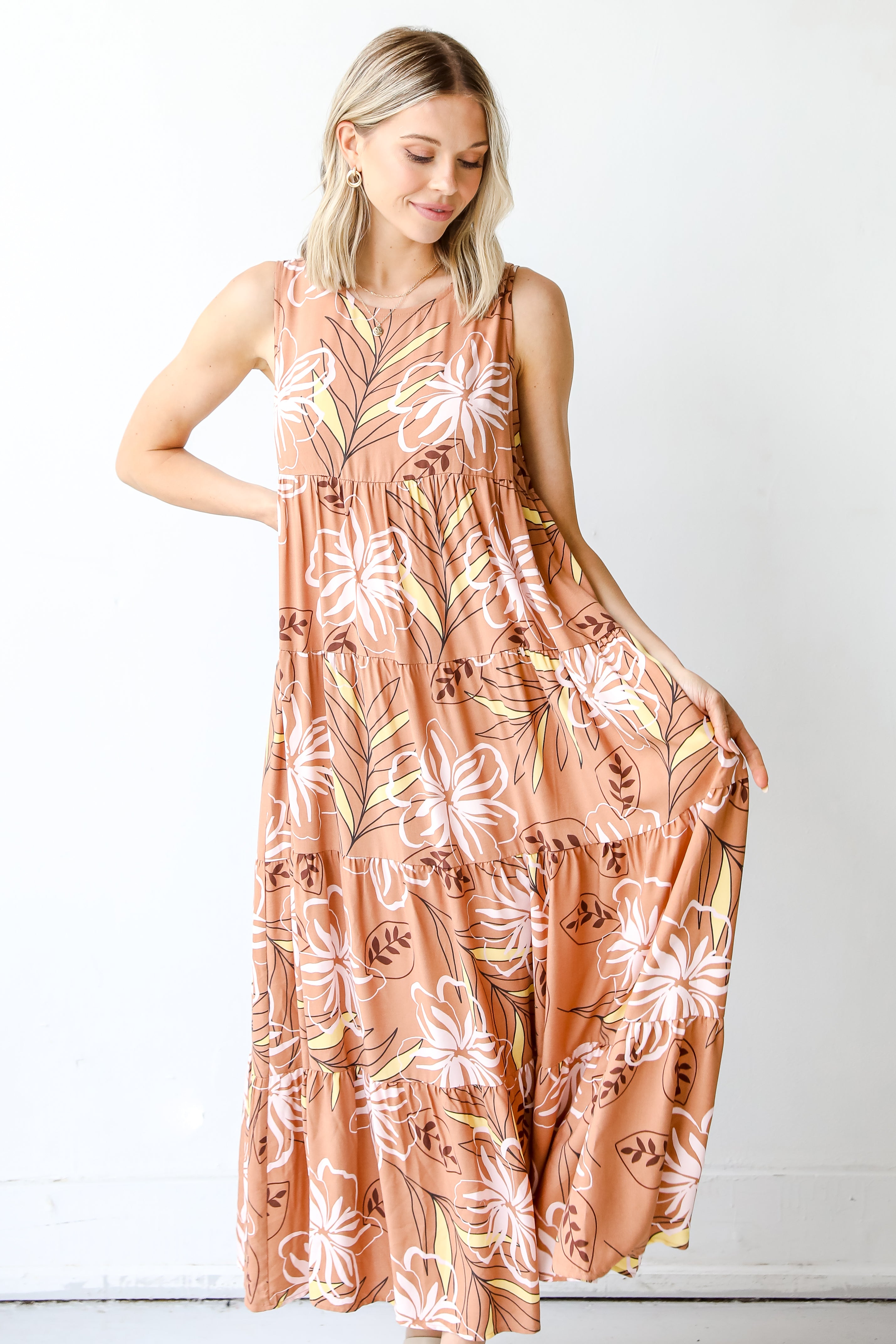 Maxi Dress in clay